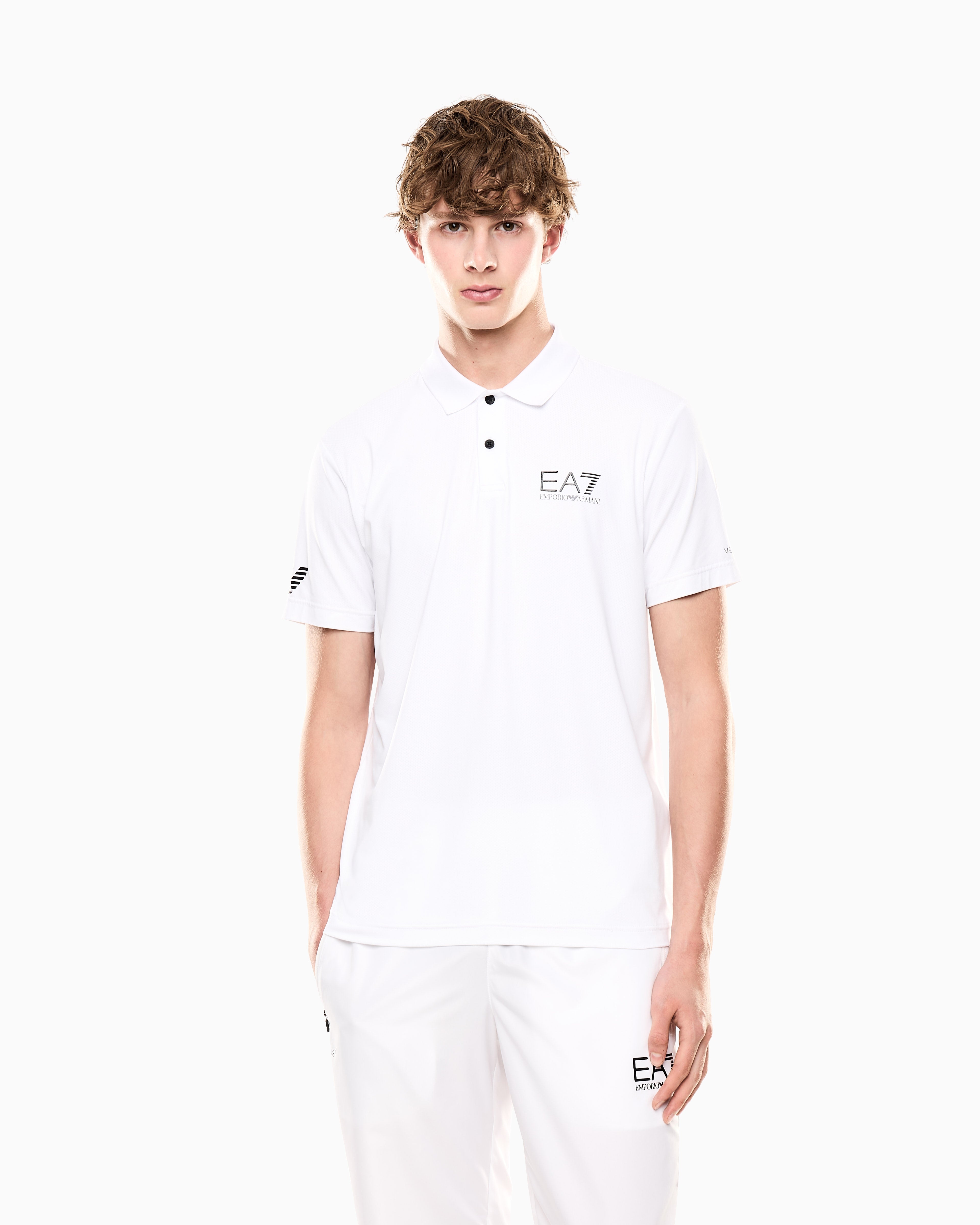 EA7 Ventus7 polo in technical fabric Tennis Pro