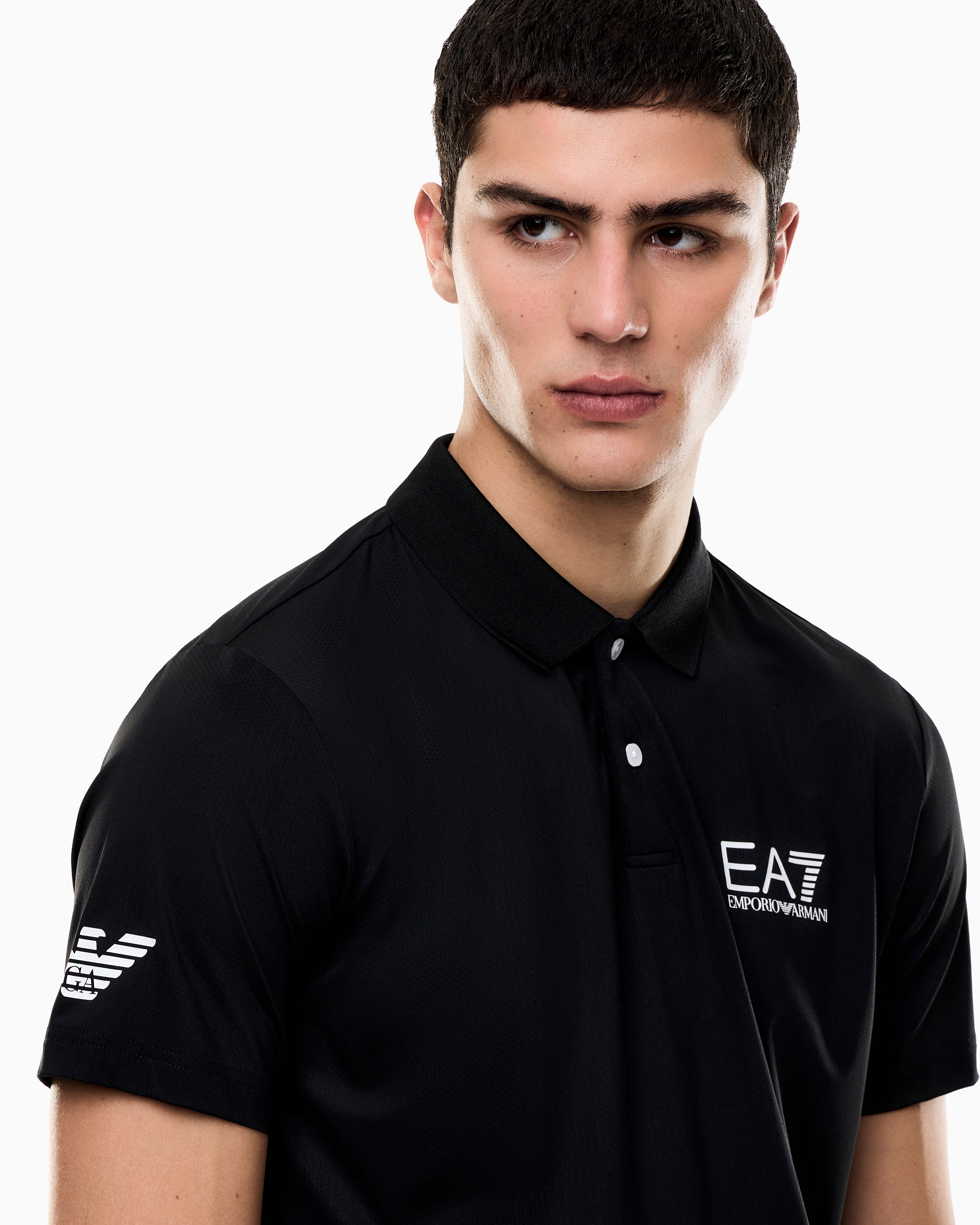 EA7 Ventus7 polo in technical fabric Tennis Pro