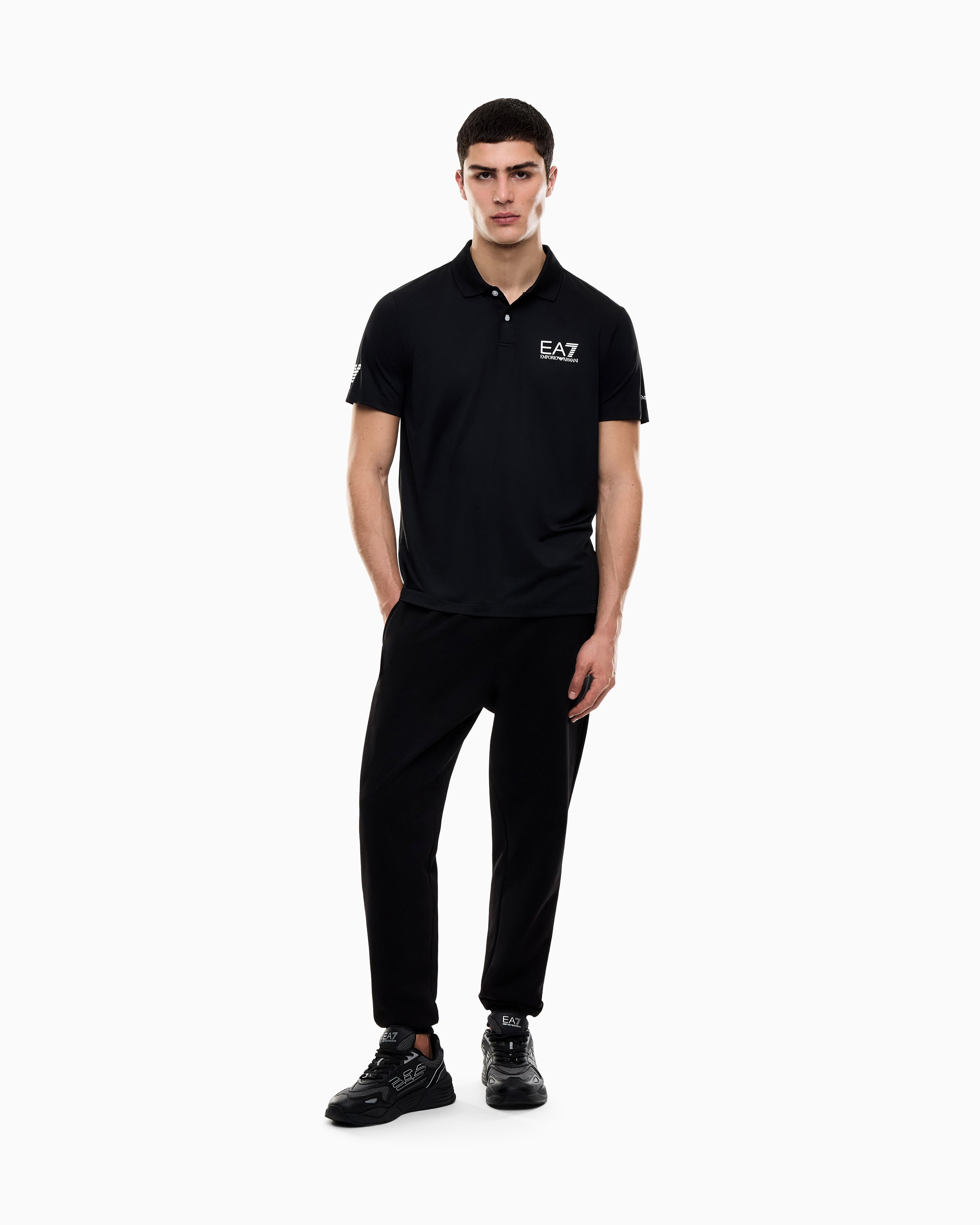 EA7 Ventus7 polo in technical fabric Tennis Pro
