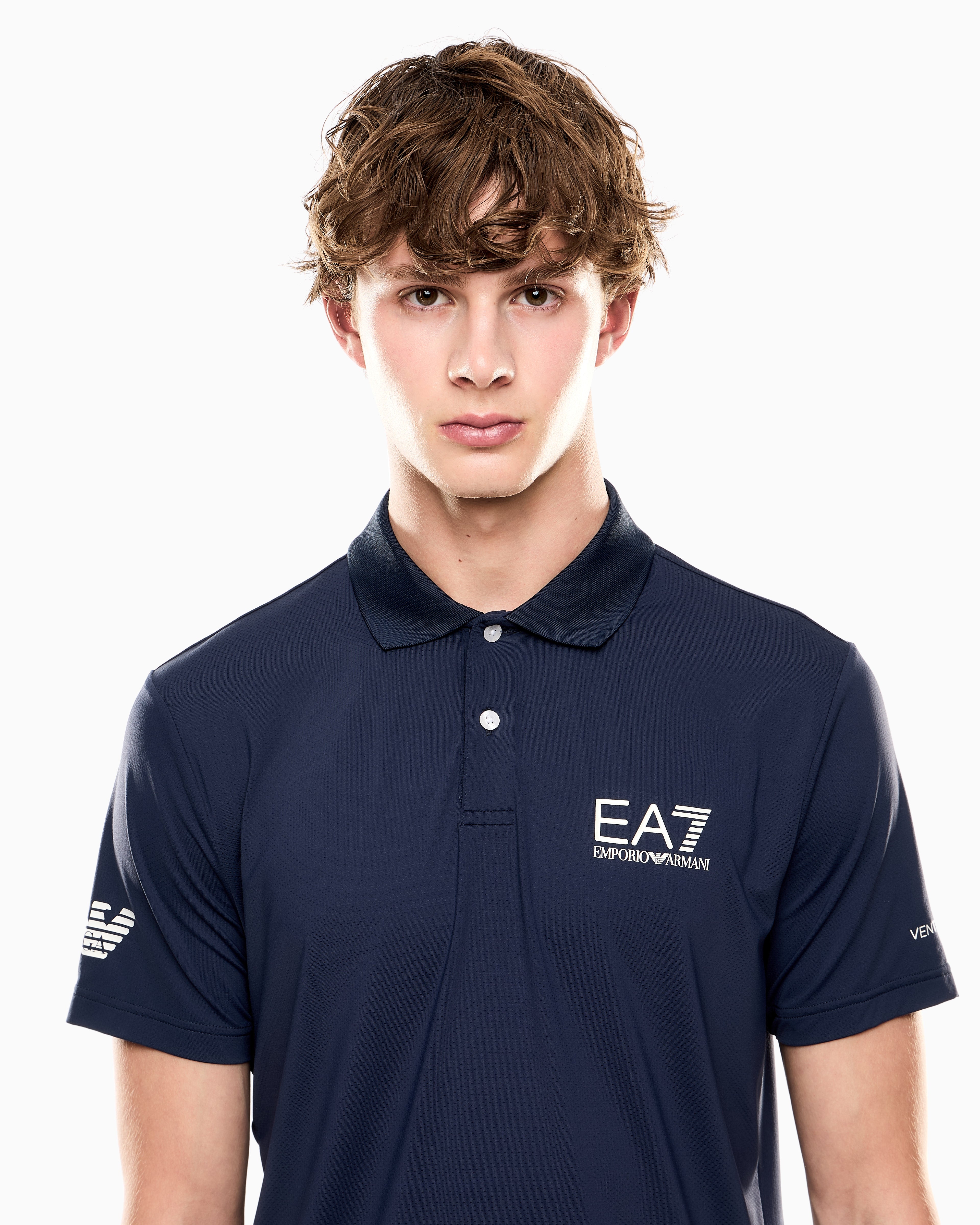 EA7 Ventus7 polo in technical fabric Tennis Pro