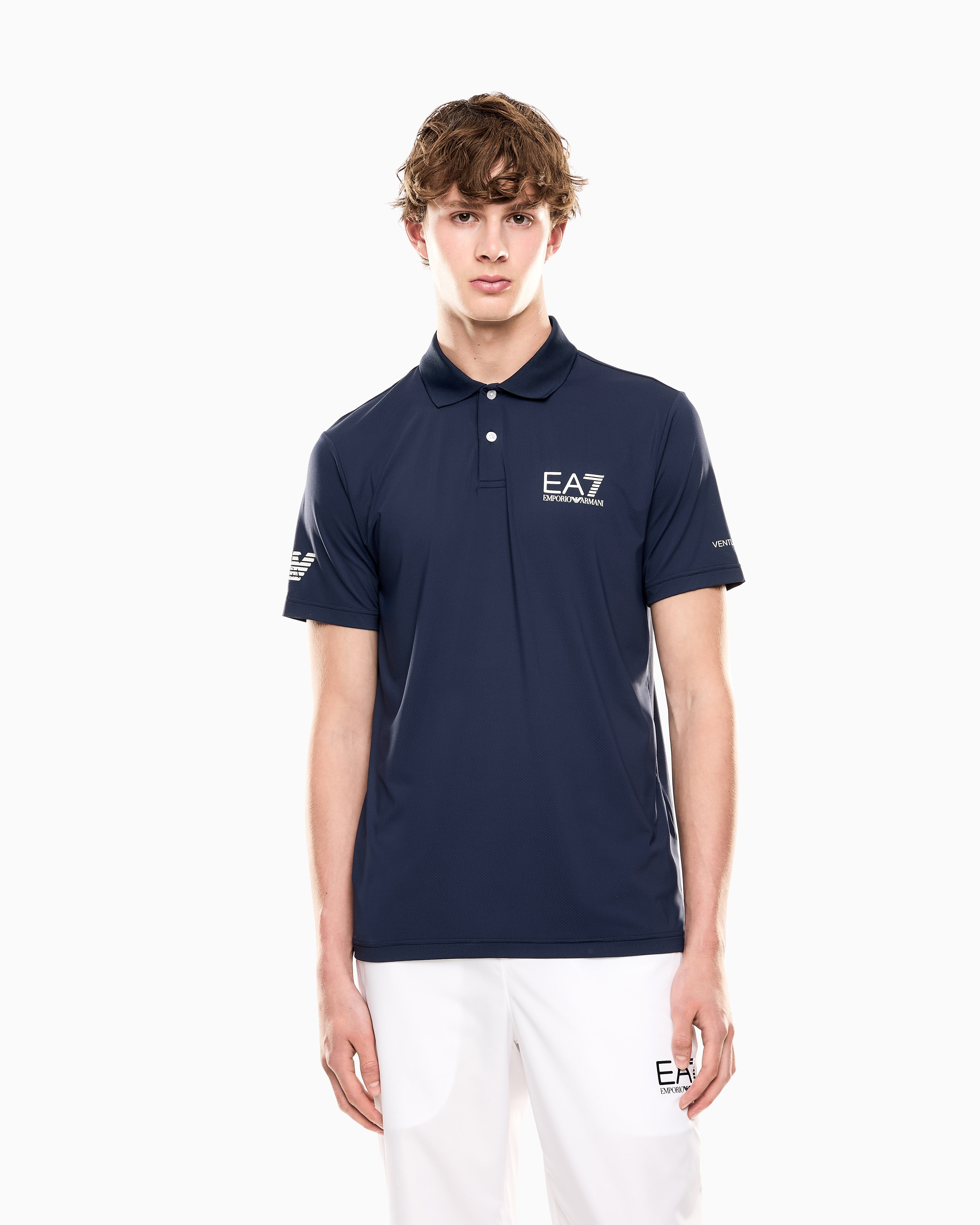 EA7 Ventus7 polo in technical fabric Tennis Pro