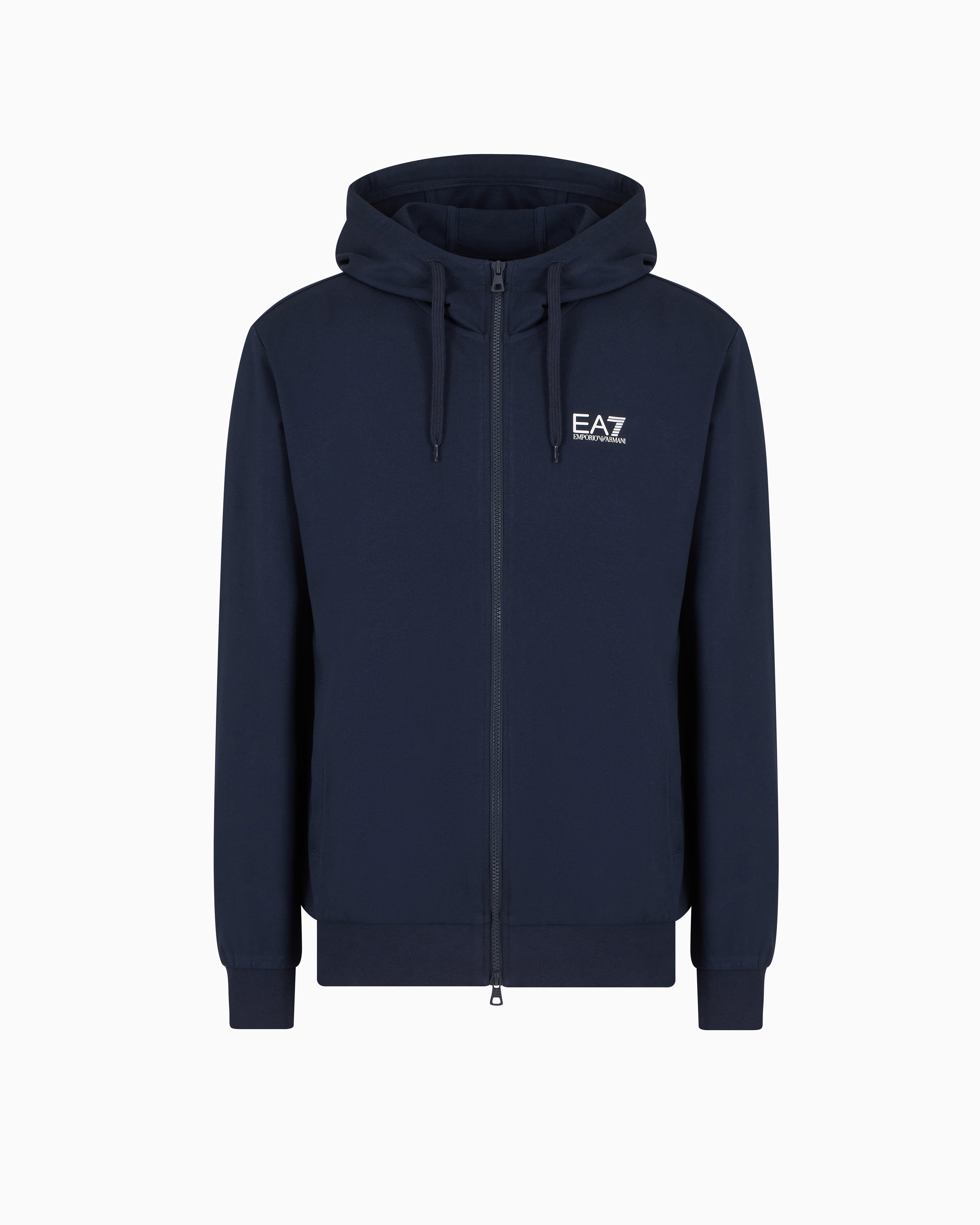 EA7 Core Identity cotton crew-neck sweatshirt