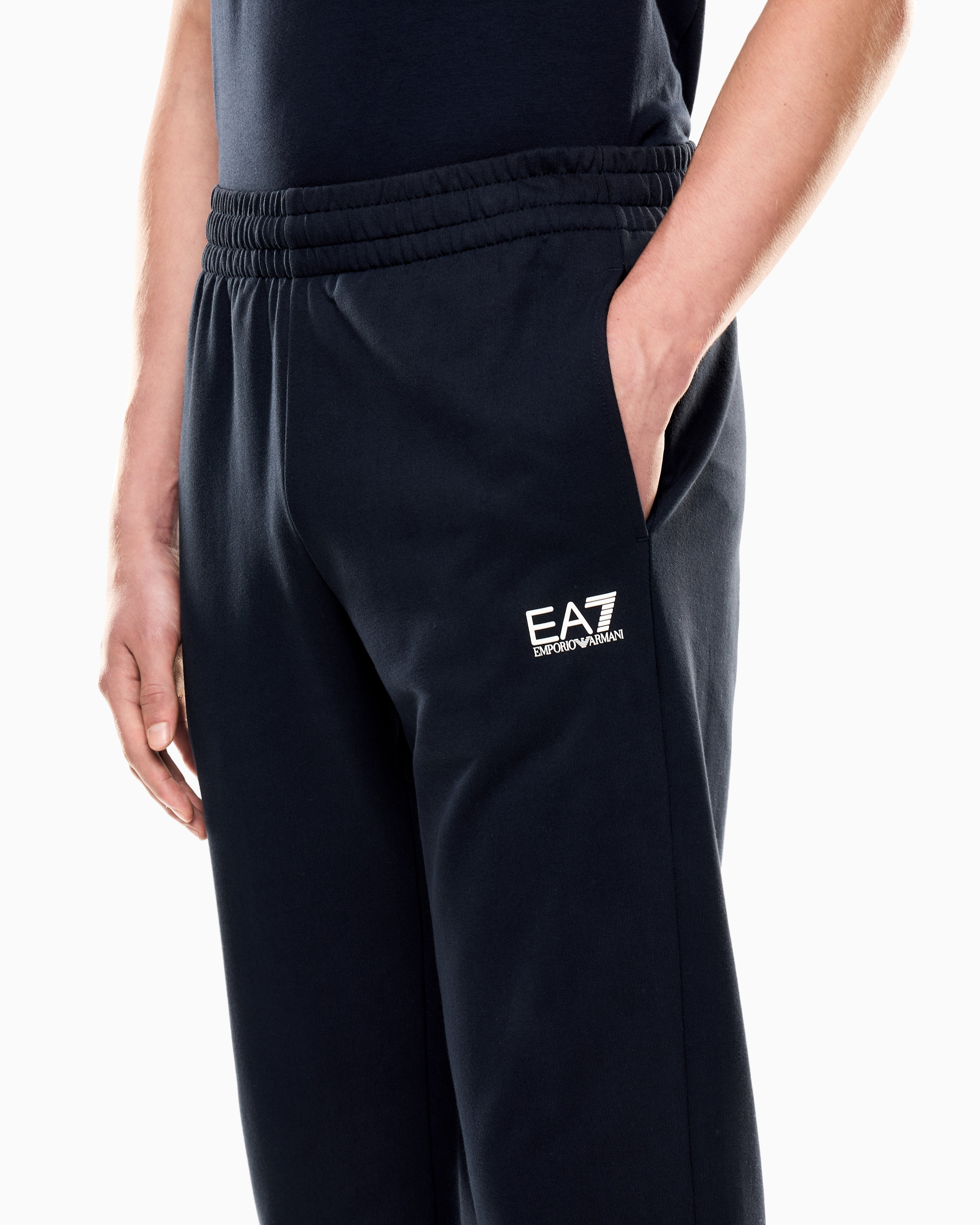 EA7 Core Identity cotton trousers