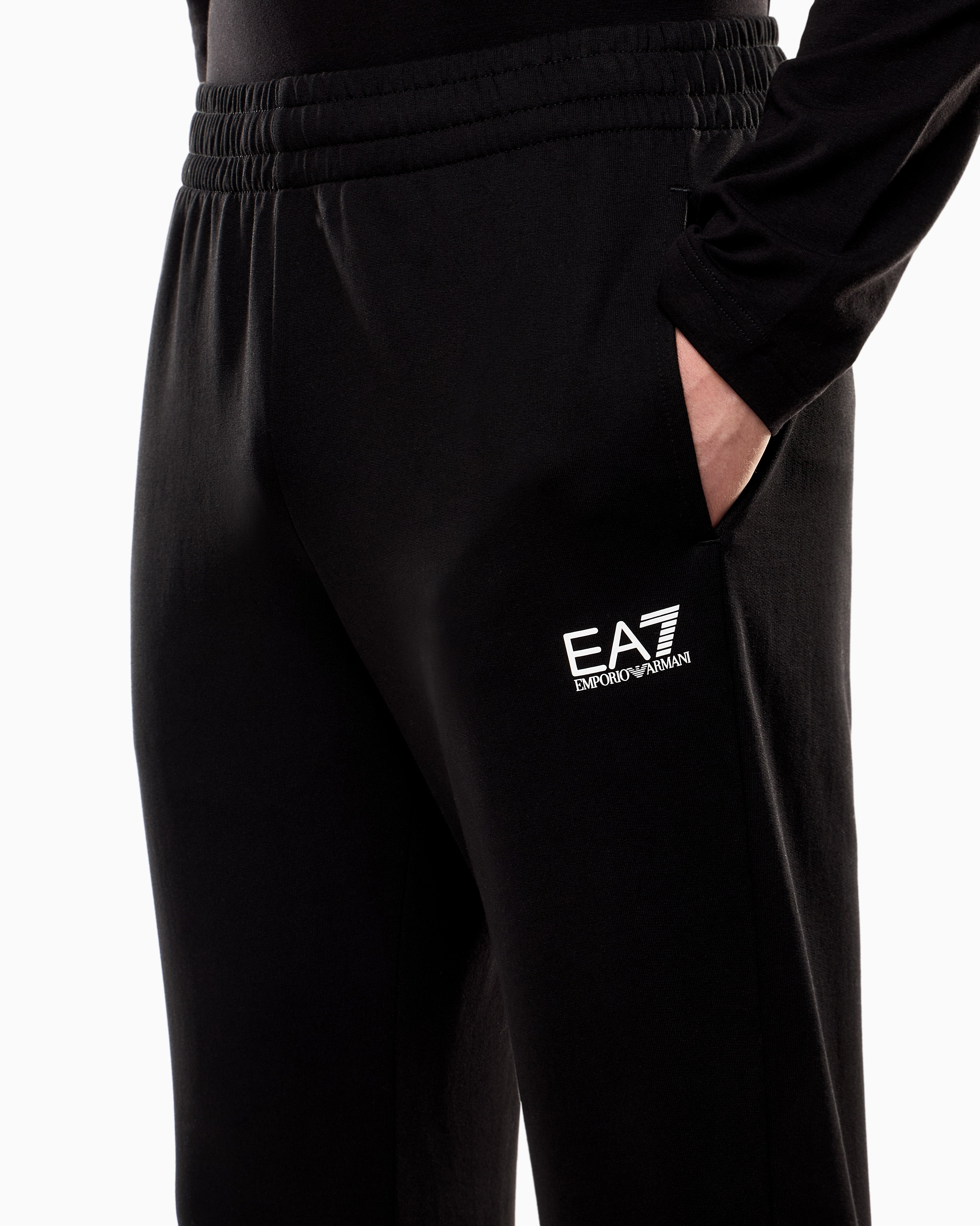 EA7 Core Identity cotton jogger pants