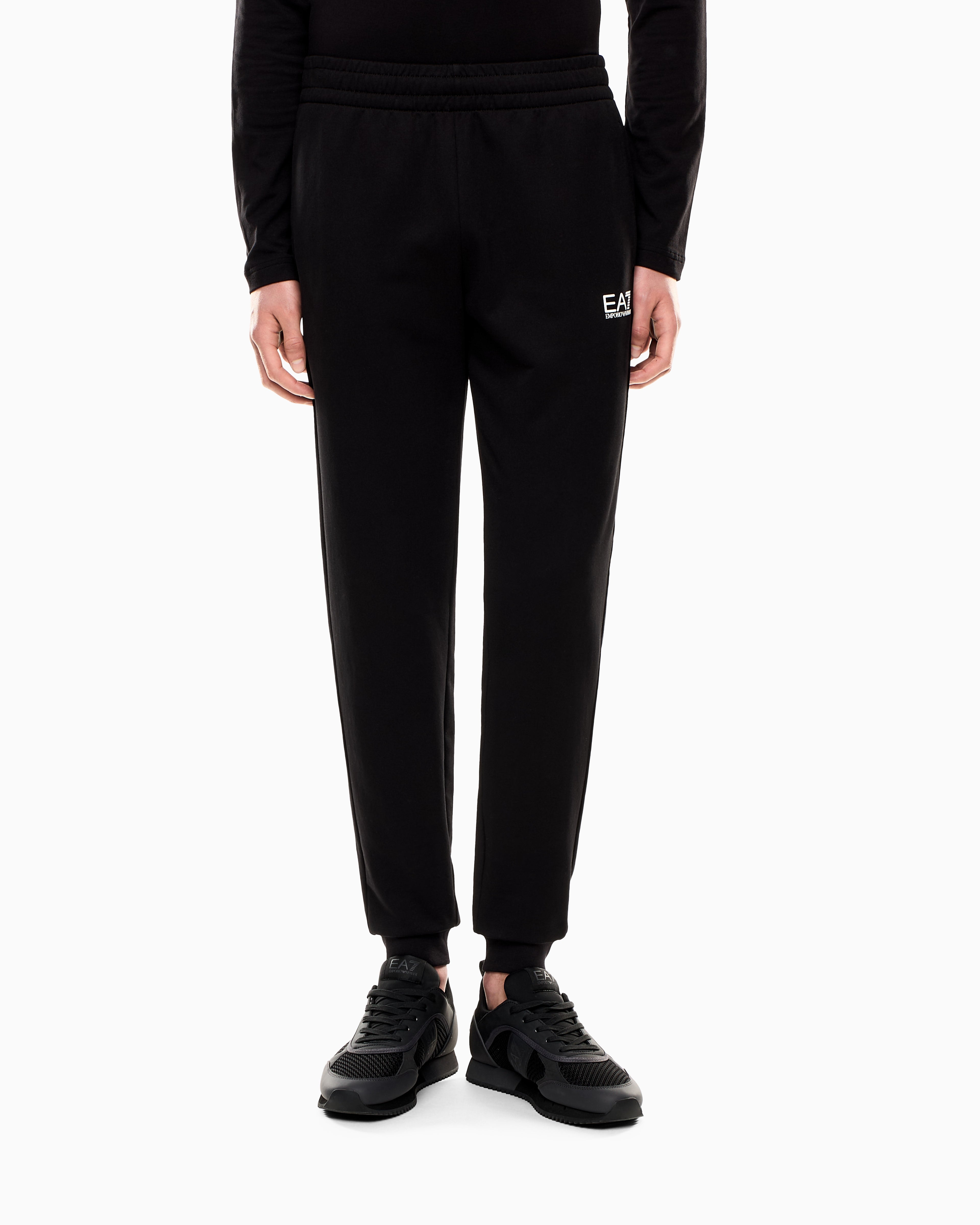 EA7 Core Identity cotton jogger pants