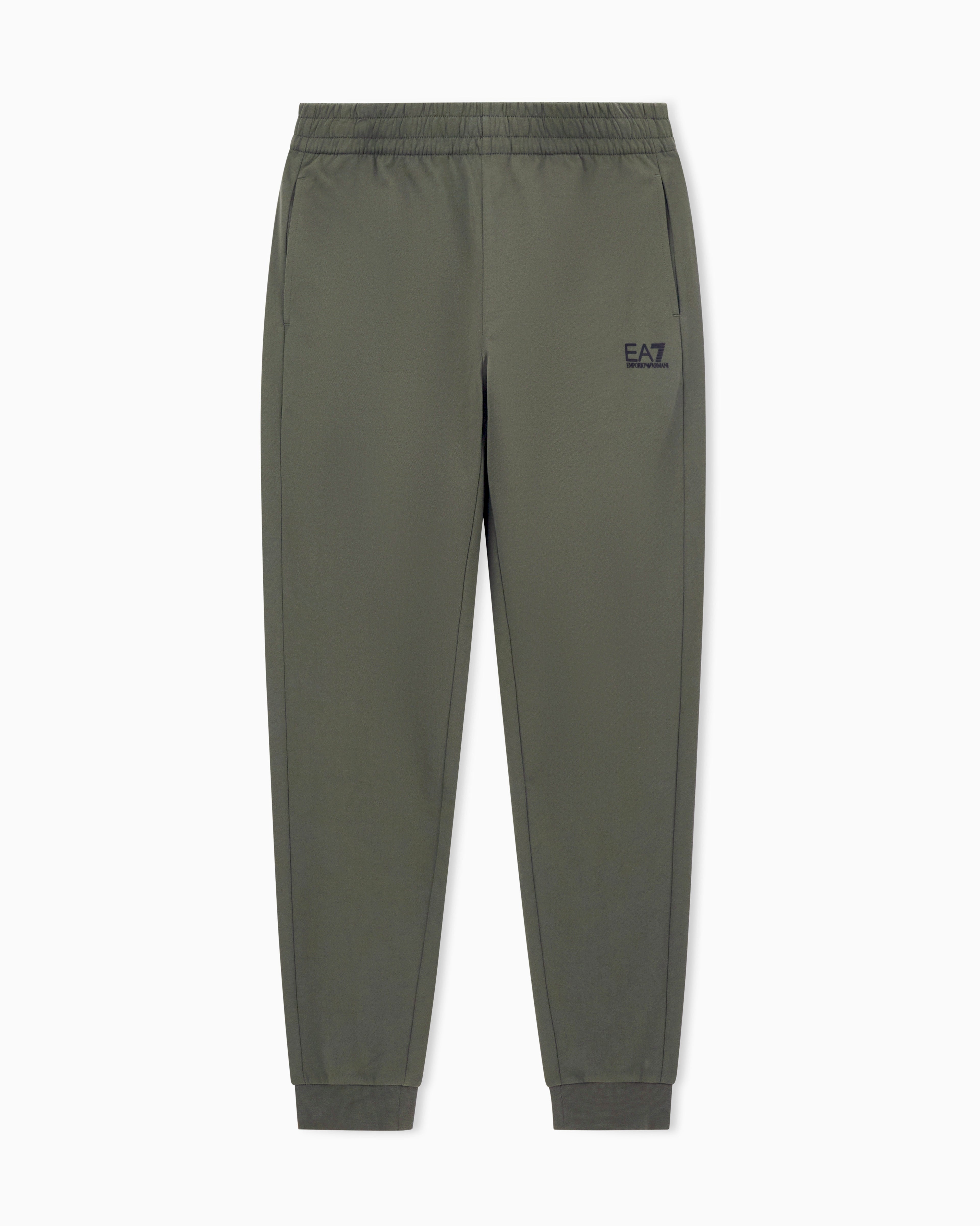 EA7 Core Identity cotton jogger pants