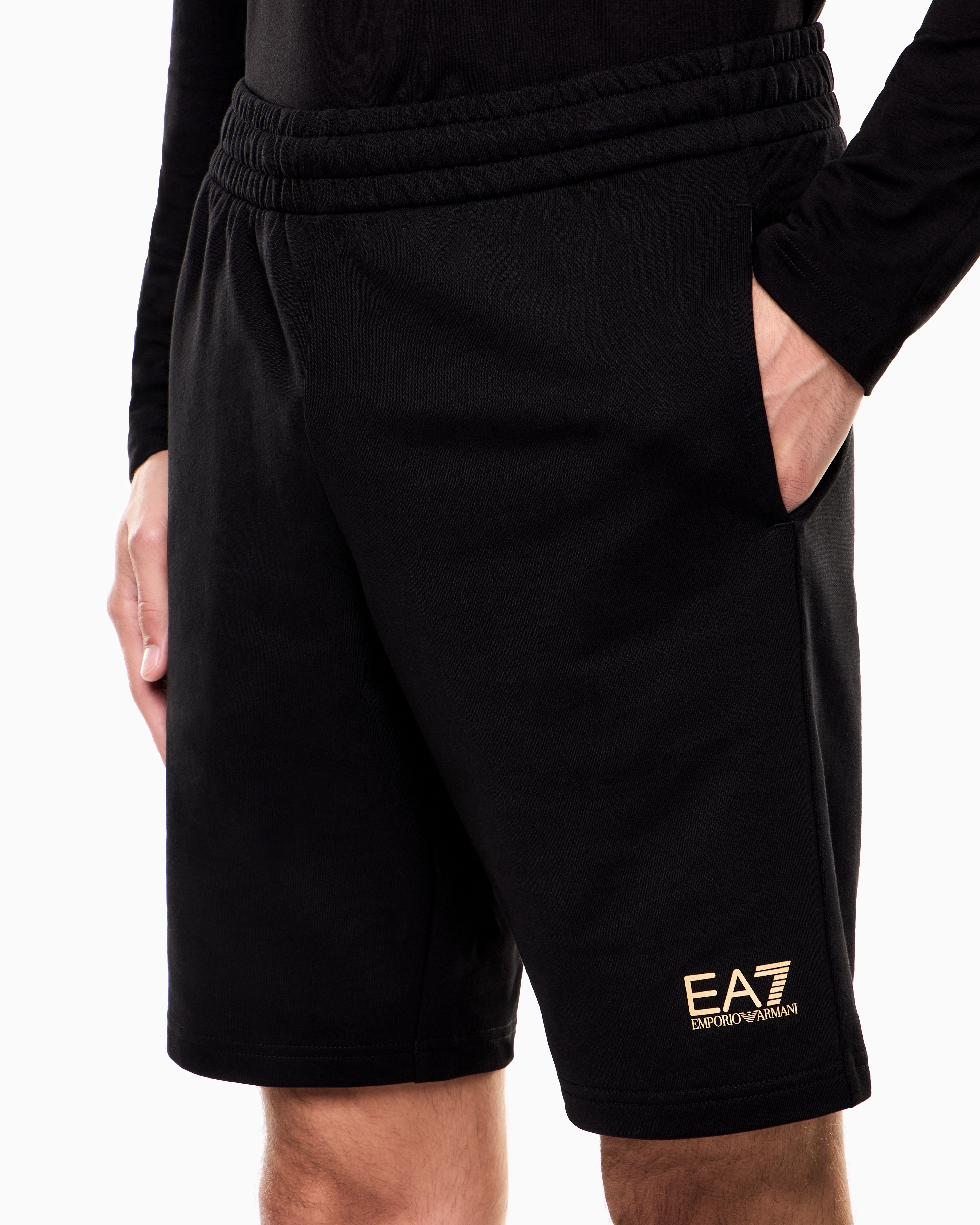 EA7 Core Identity cotton shorts