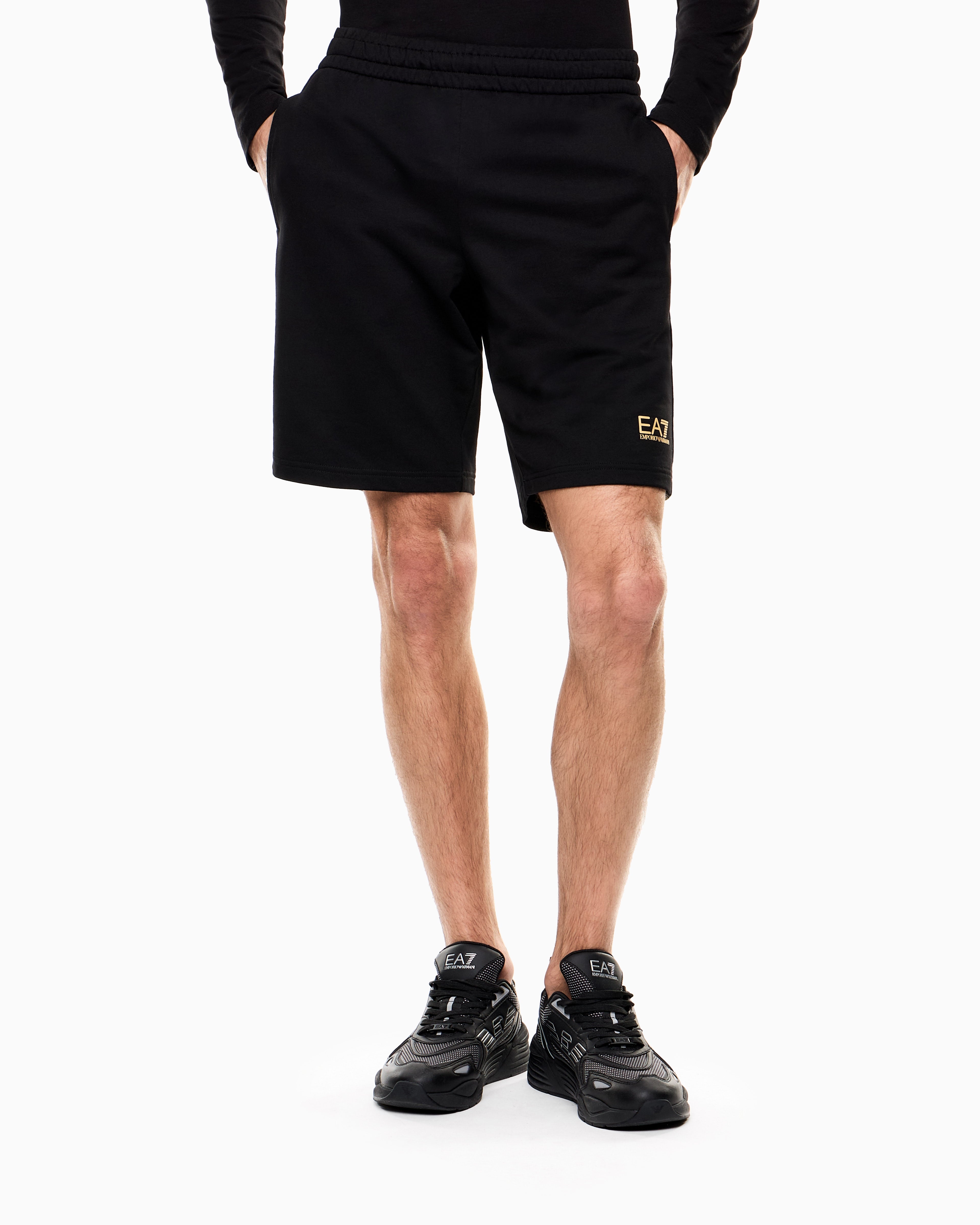 EA7 Core Identity cotton shorts