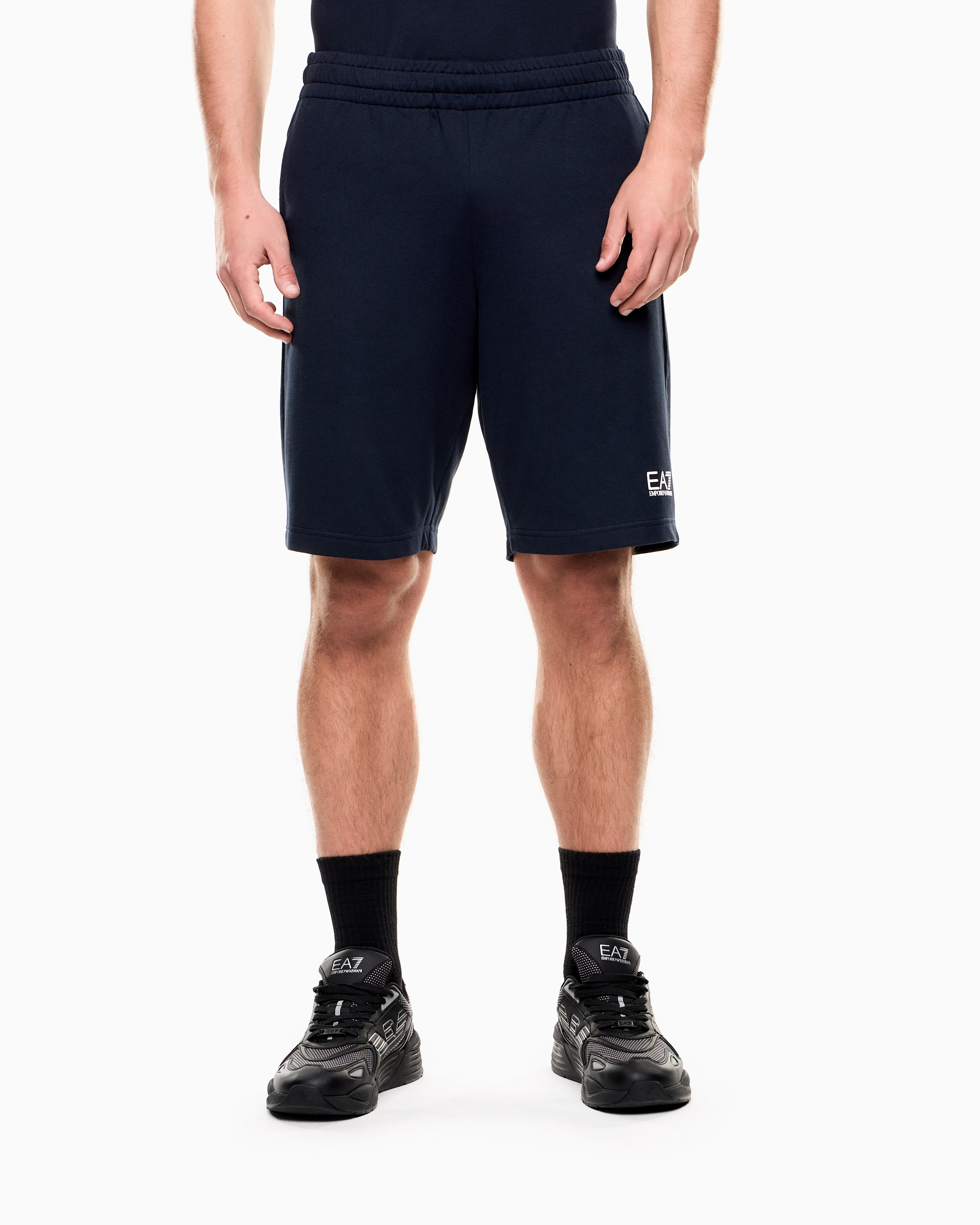 EA7 Core Identity cotton shorts