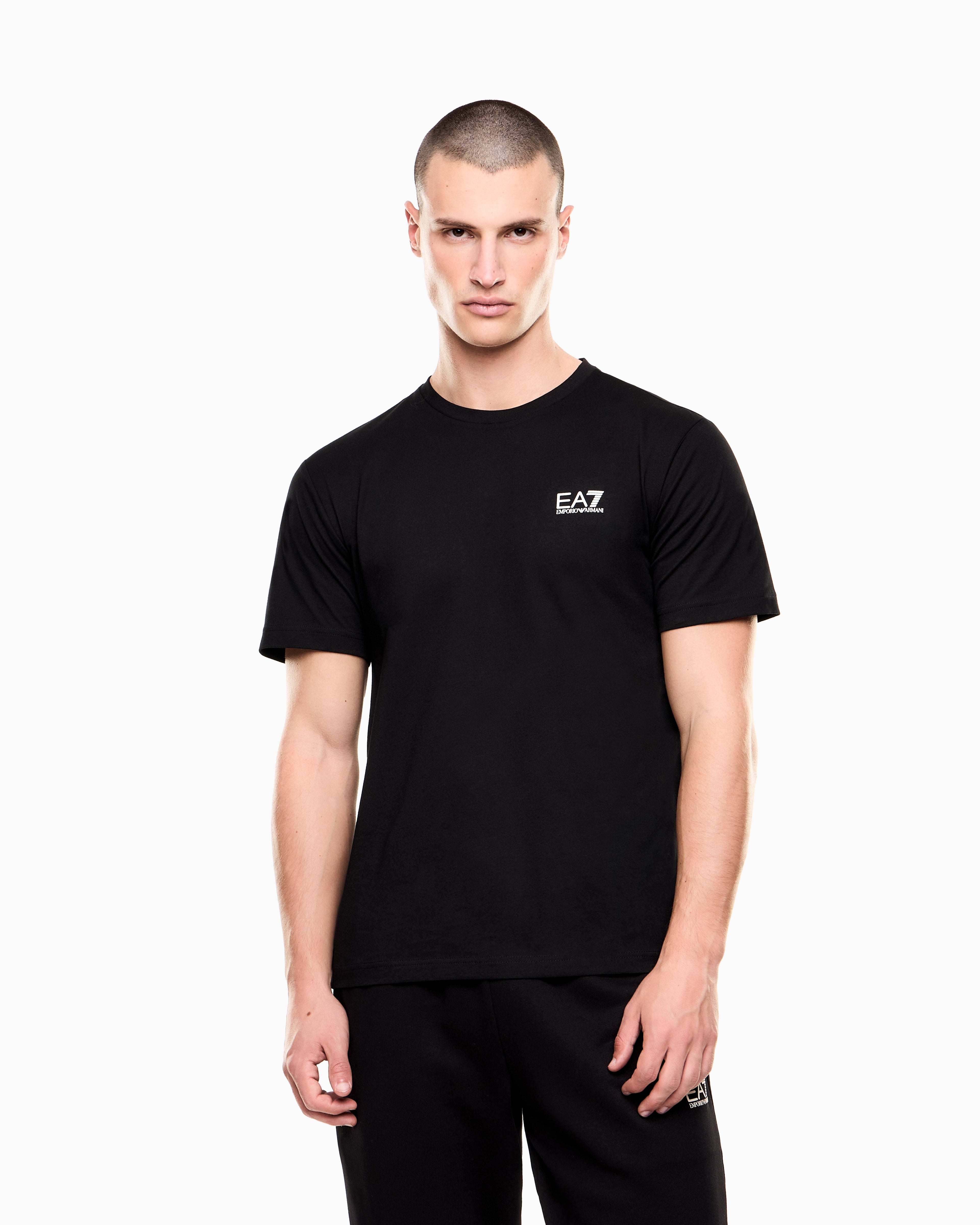 EA7 Pima cotton Core Identity T-shirt