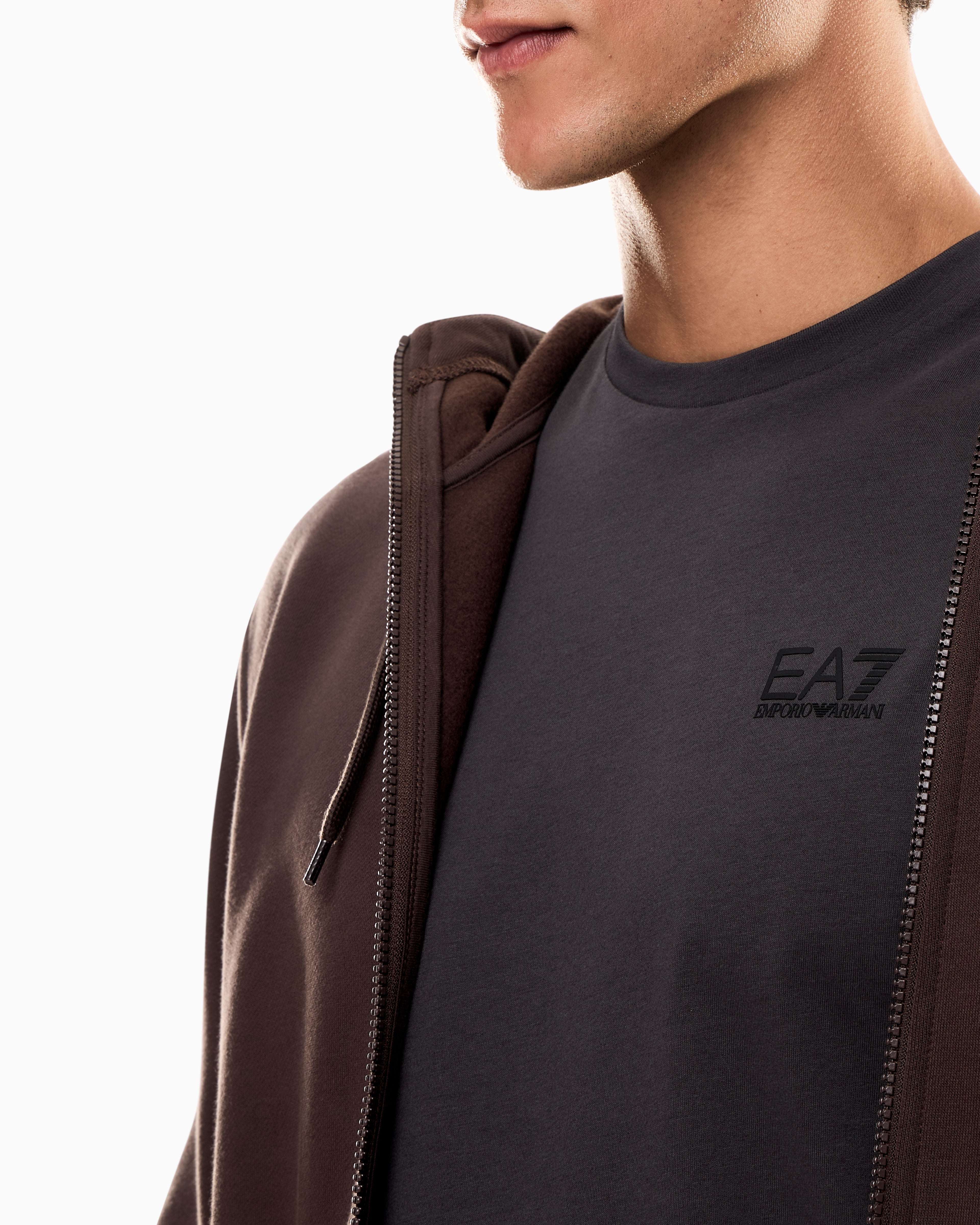 EA7 Pima cotton Core Identity T-shirt