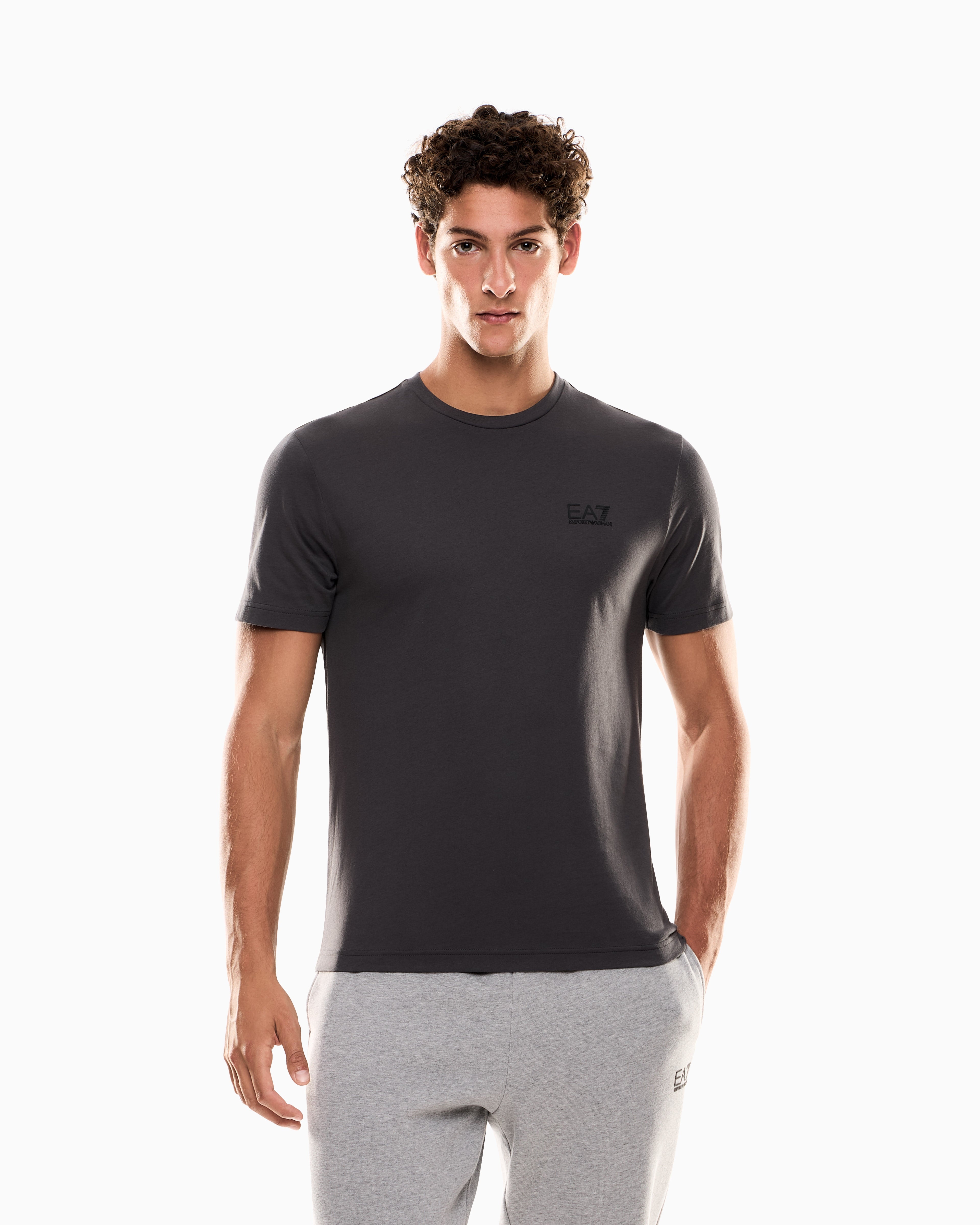 EA7 Pima cotton Core Identity T-shirt