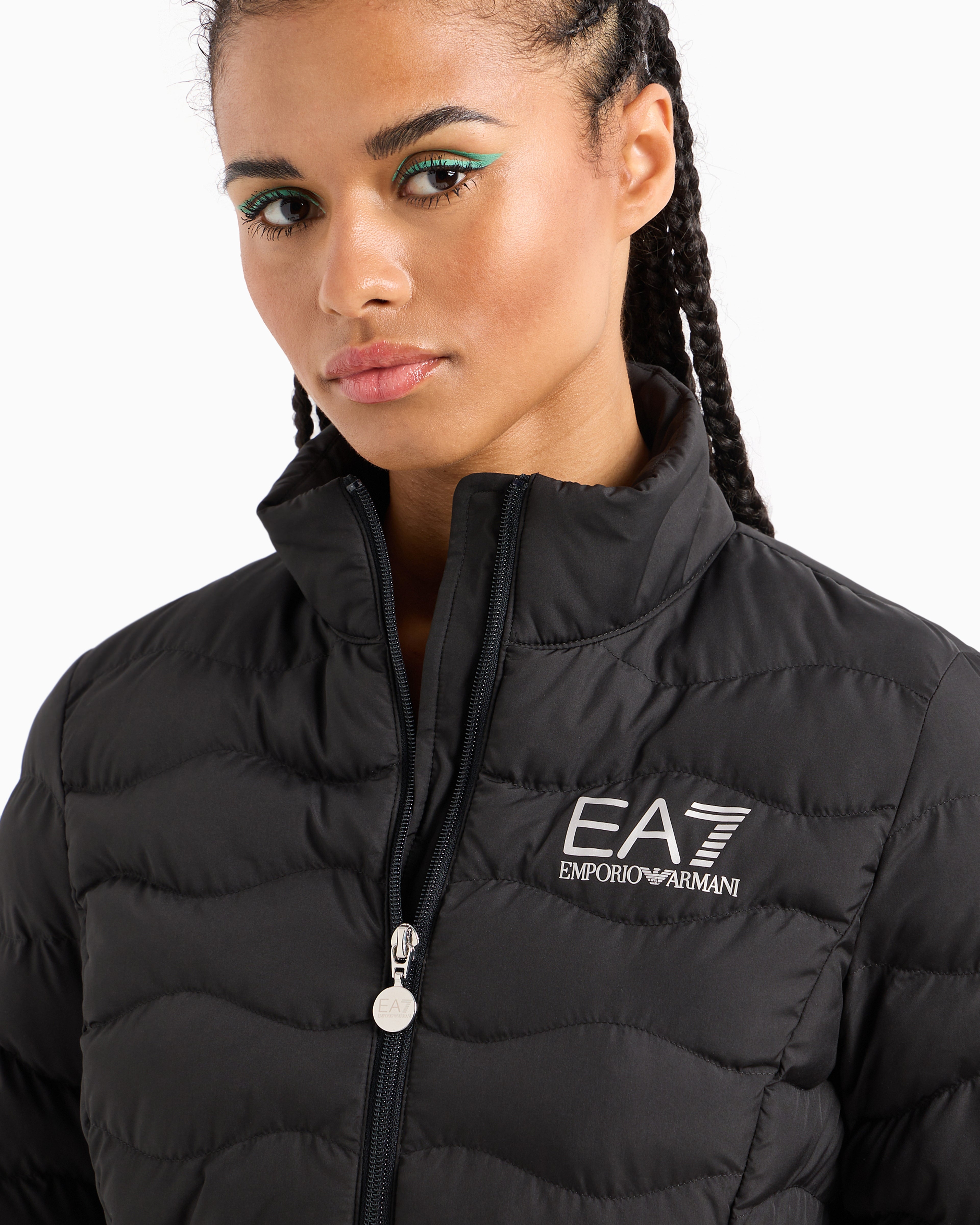 EA7 Core Lady lightweight nylon packable padded jacket