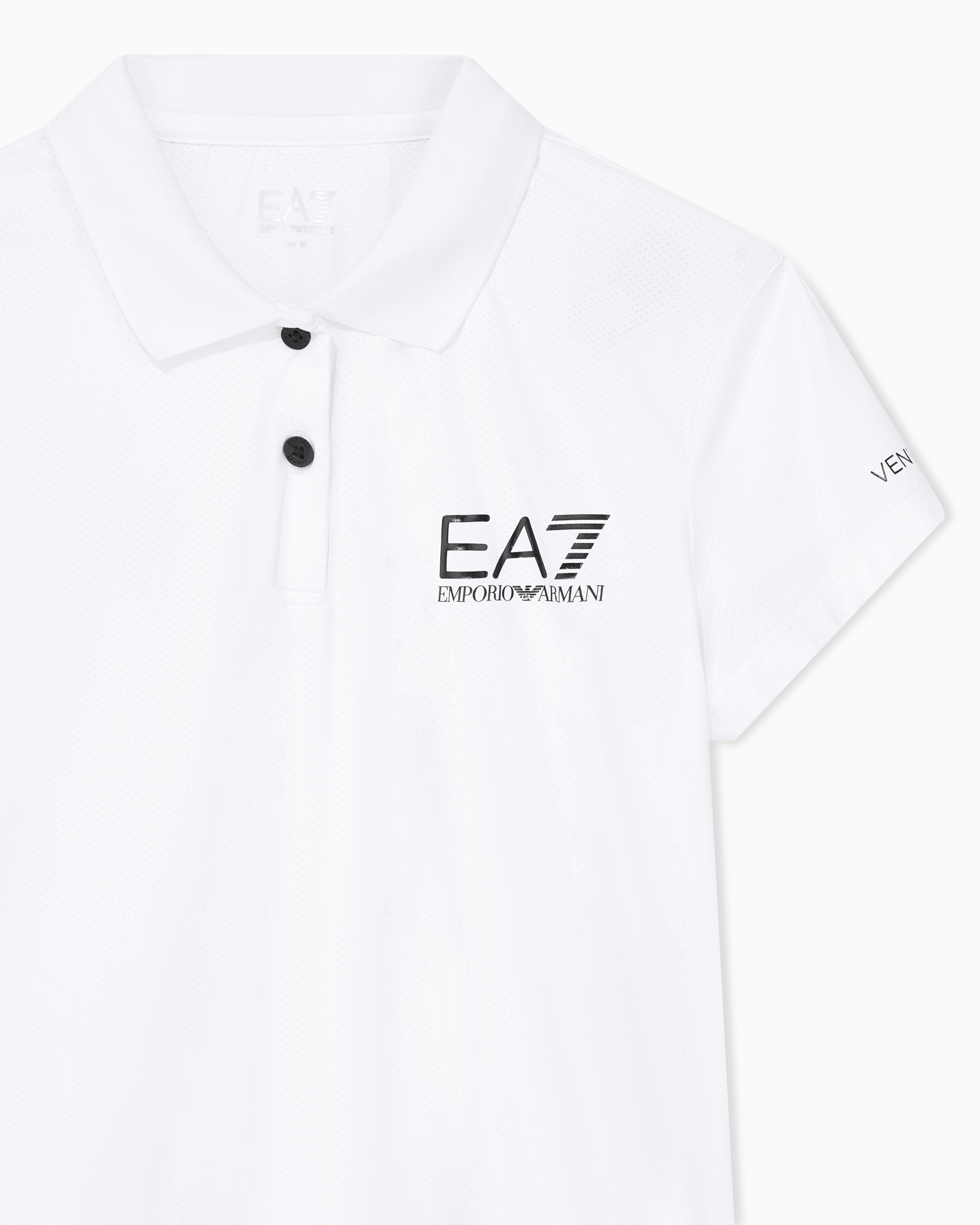 EA7 Ventus7 polo in breathable technical fabric Tennis Pro