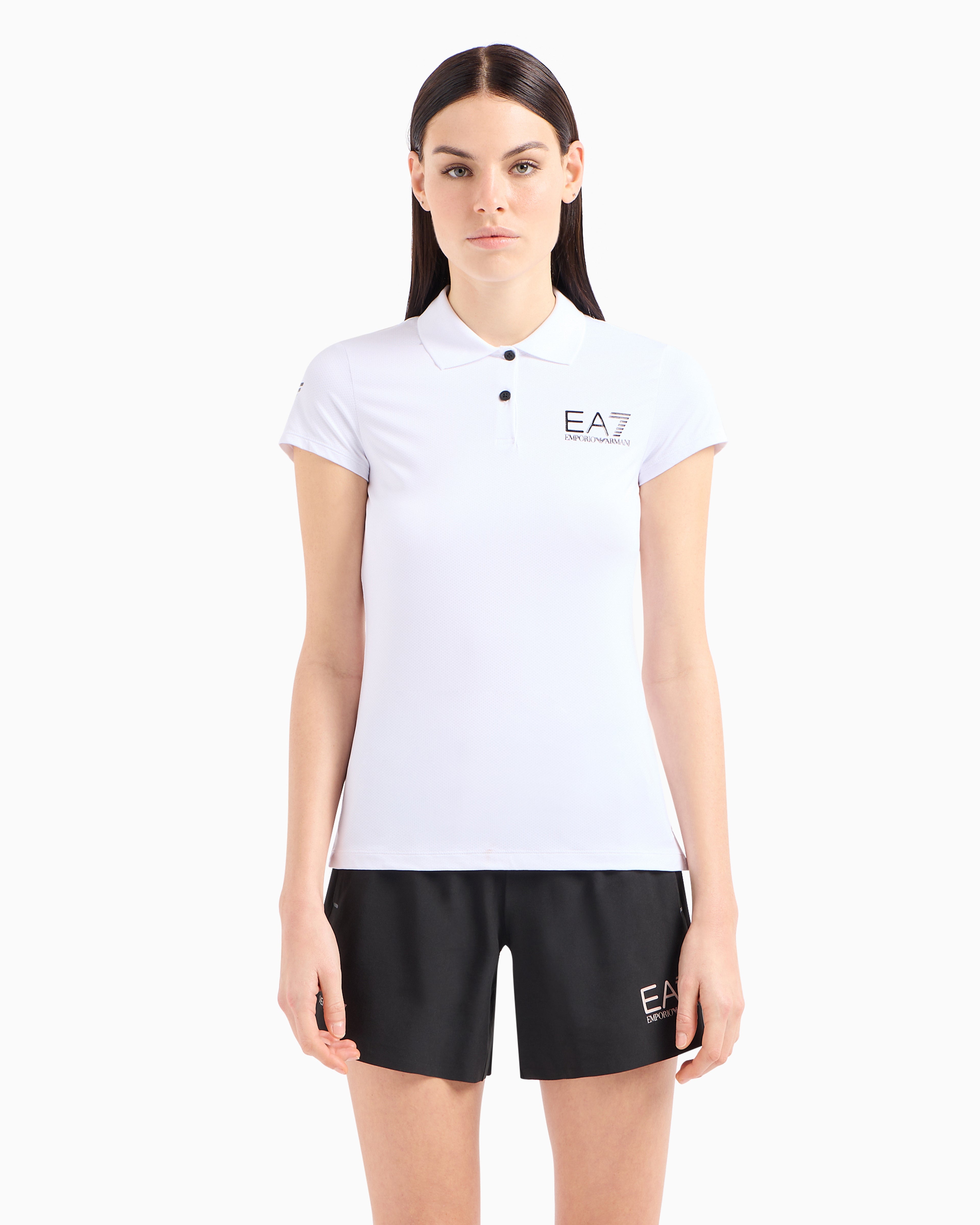 EA7 Tennis Pro polo shirt in VENTUS7 technical fabric