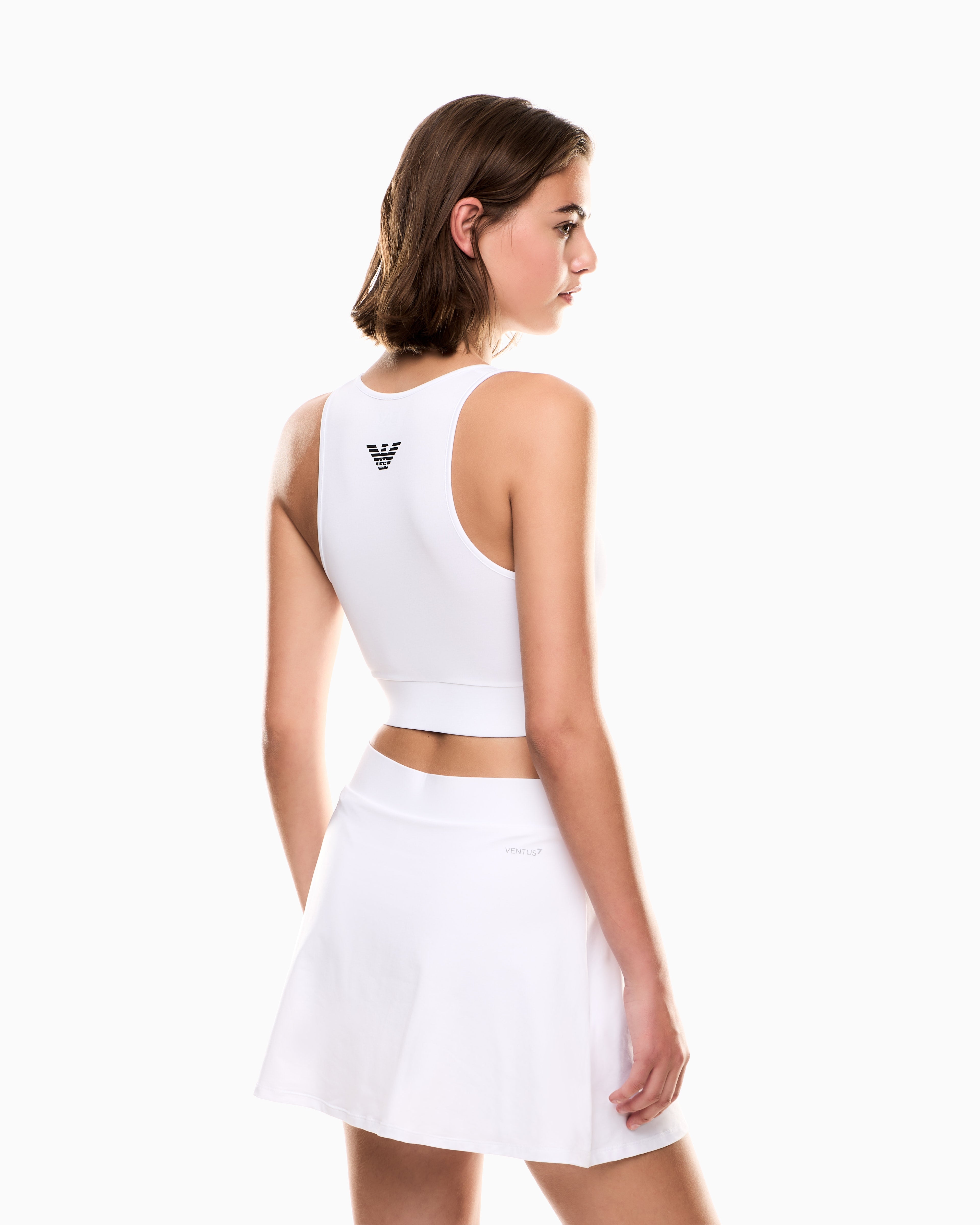 EA7 Ventus7 bra with medium support and racerback Tennis Pro
