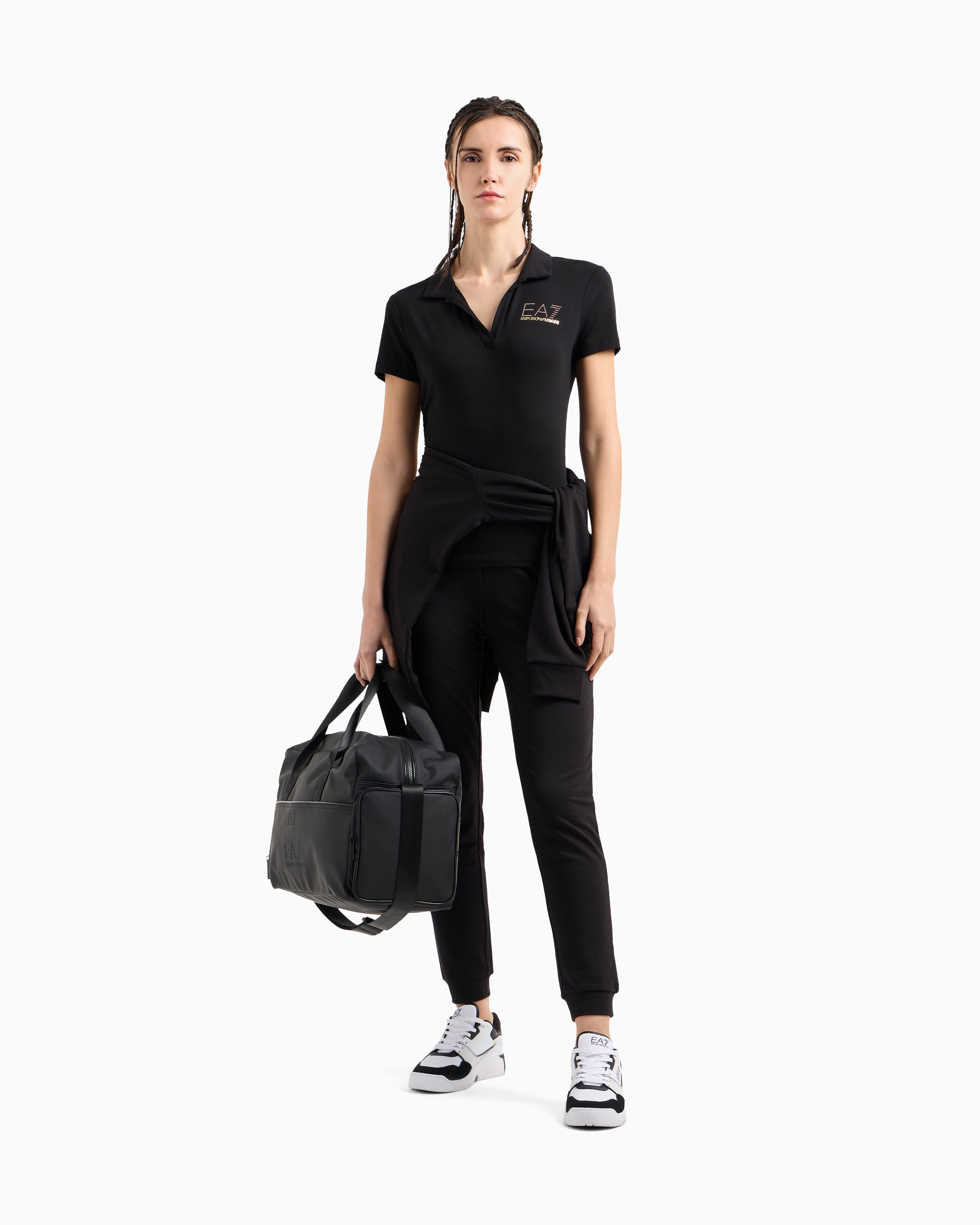 EA7 Evolution stretch viscose-blend joggers