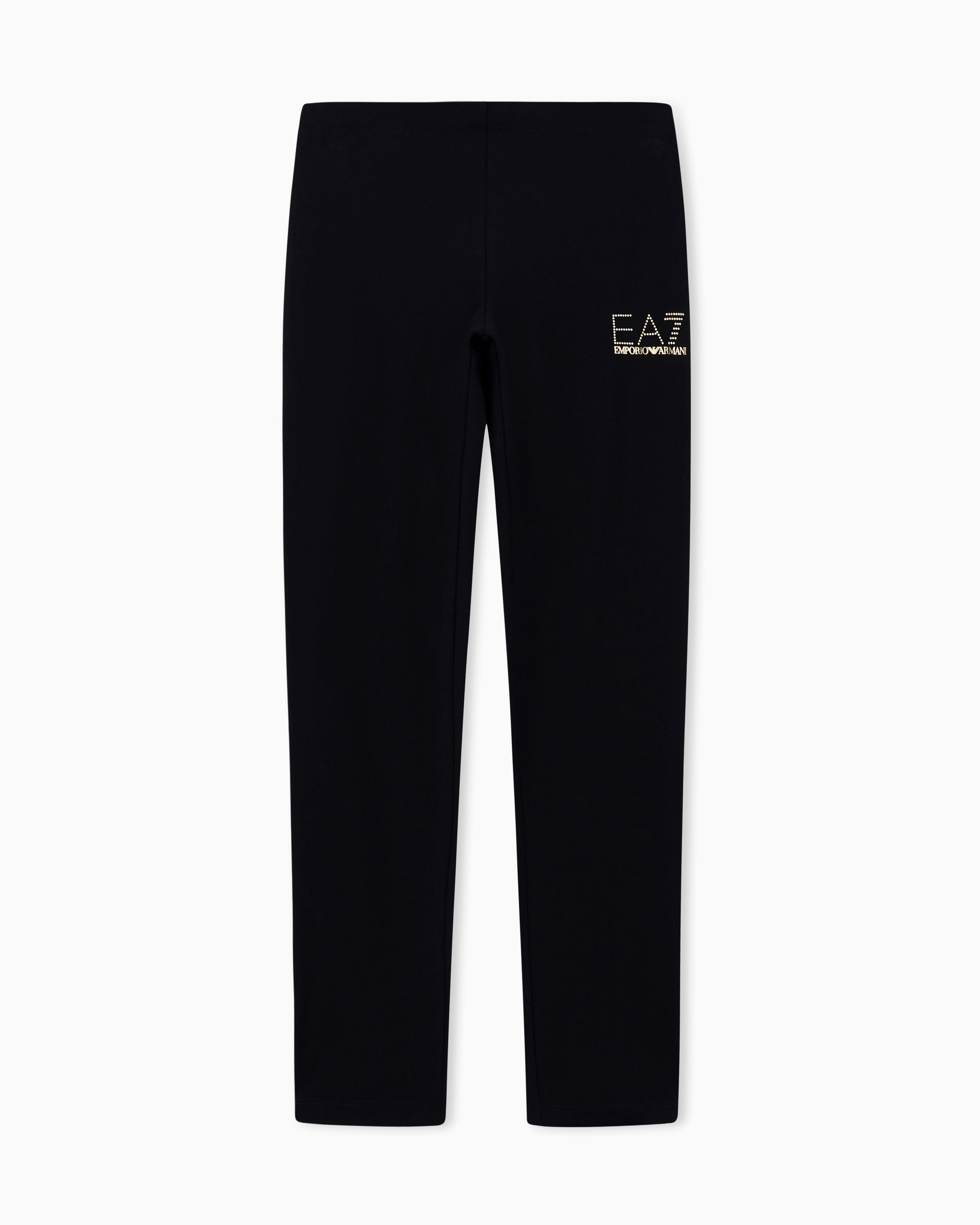 EA7 Evolution stretch cotton-jersey leggings