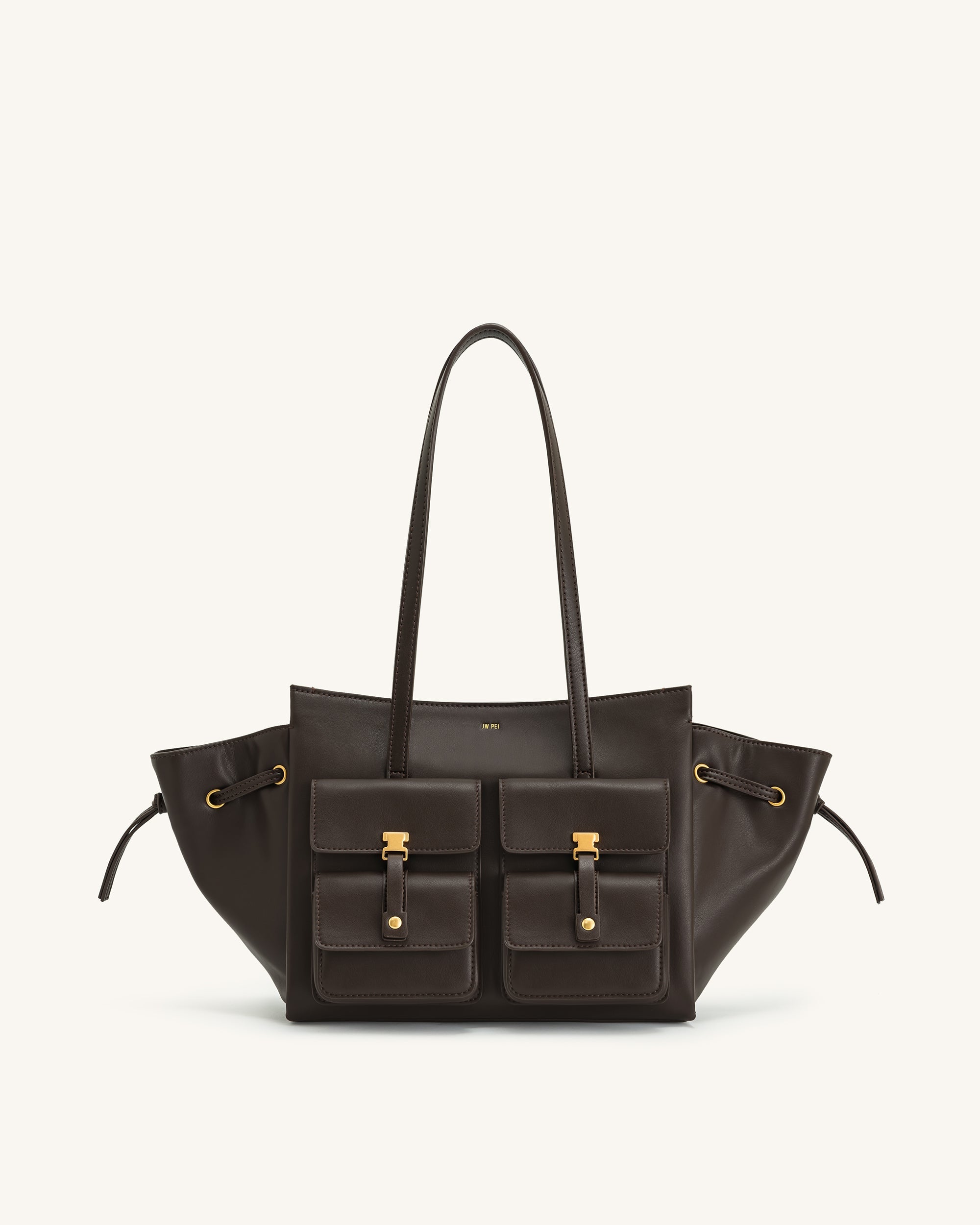 Jw Pei Linda Tote Bag Dark Brown