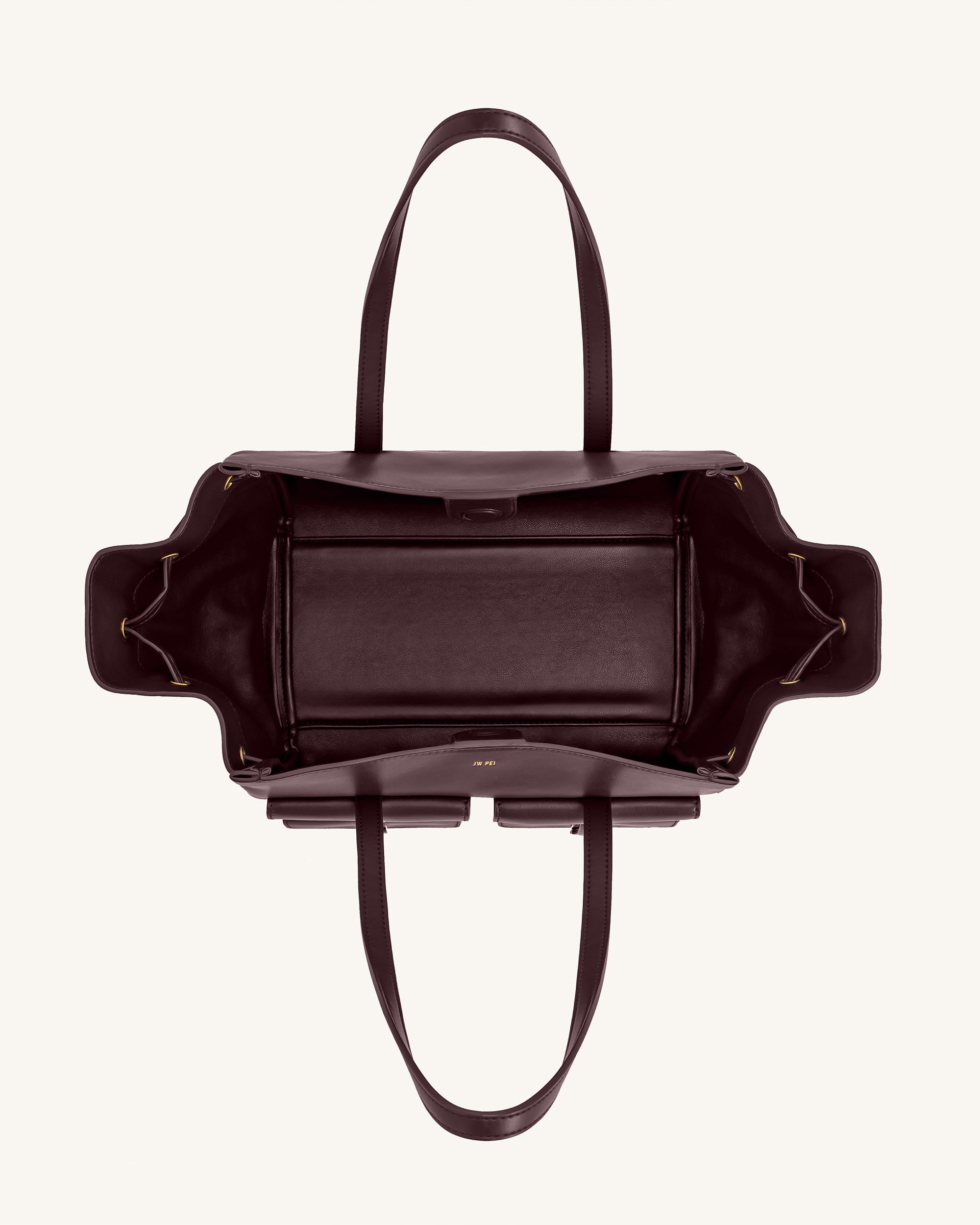 Jw Pei Linda Tote Bag Deep Burgundy