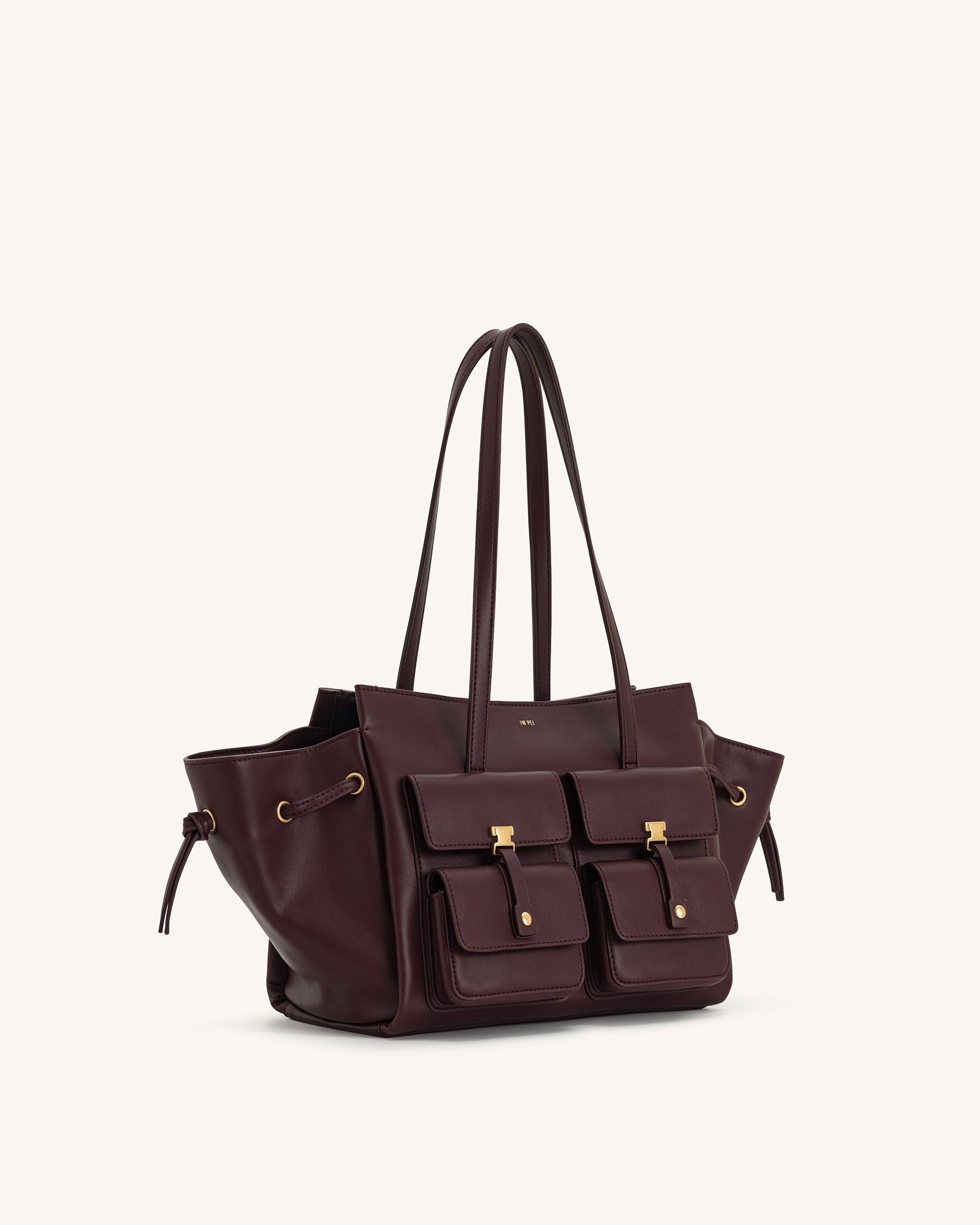 Jw Pei Linda Tote Bag Deep Burgundy