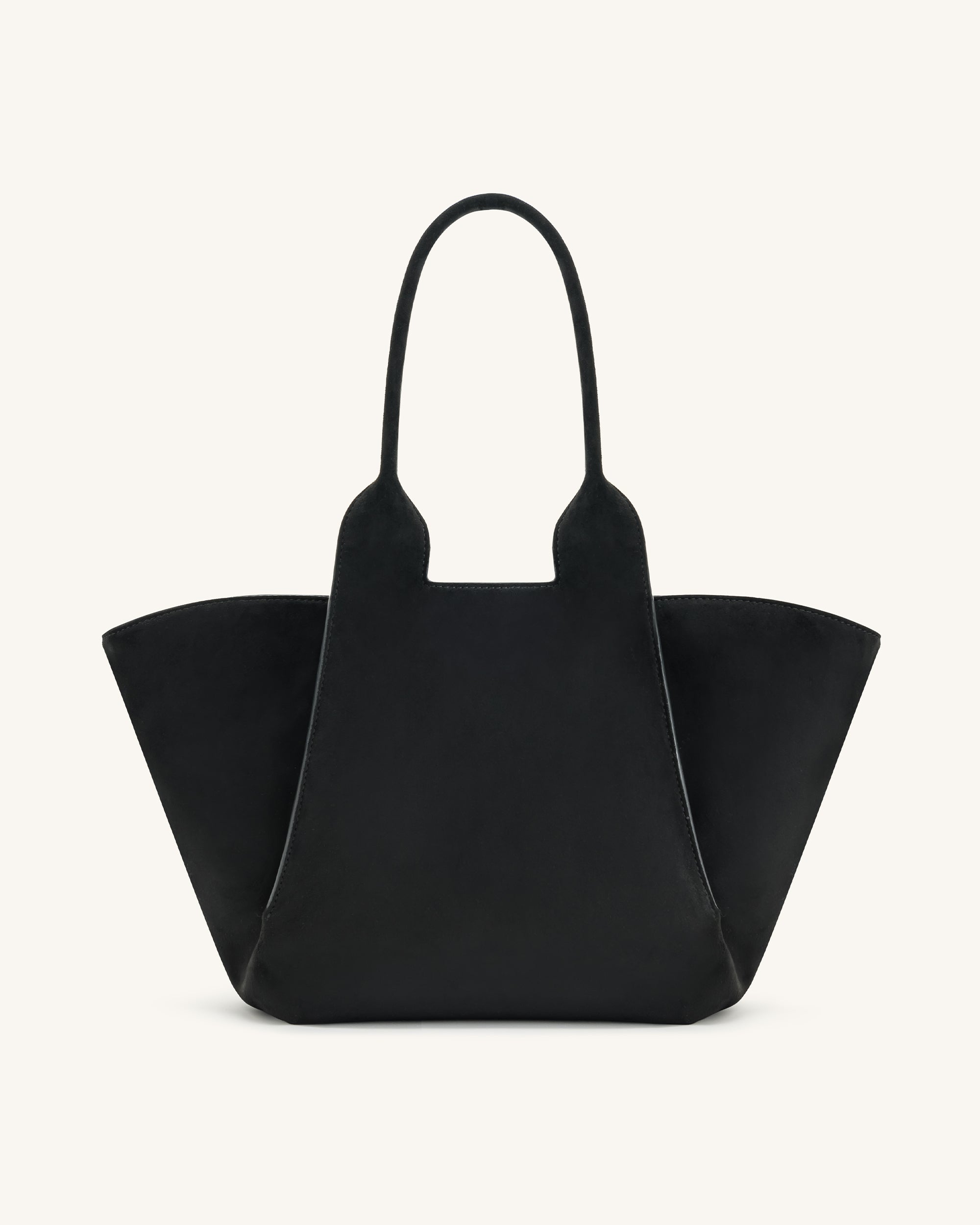 Jw Pei Cara Faux Suede Tote Bag Black