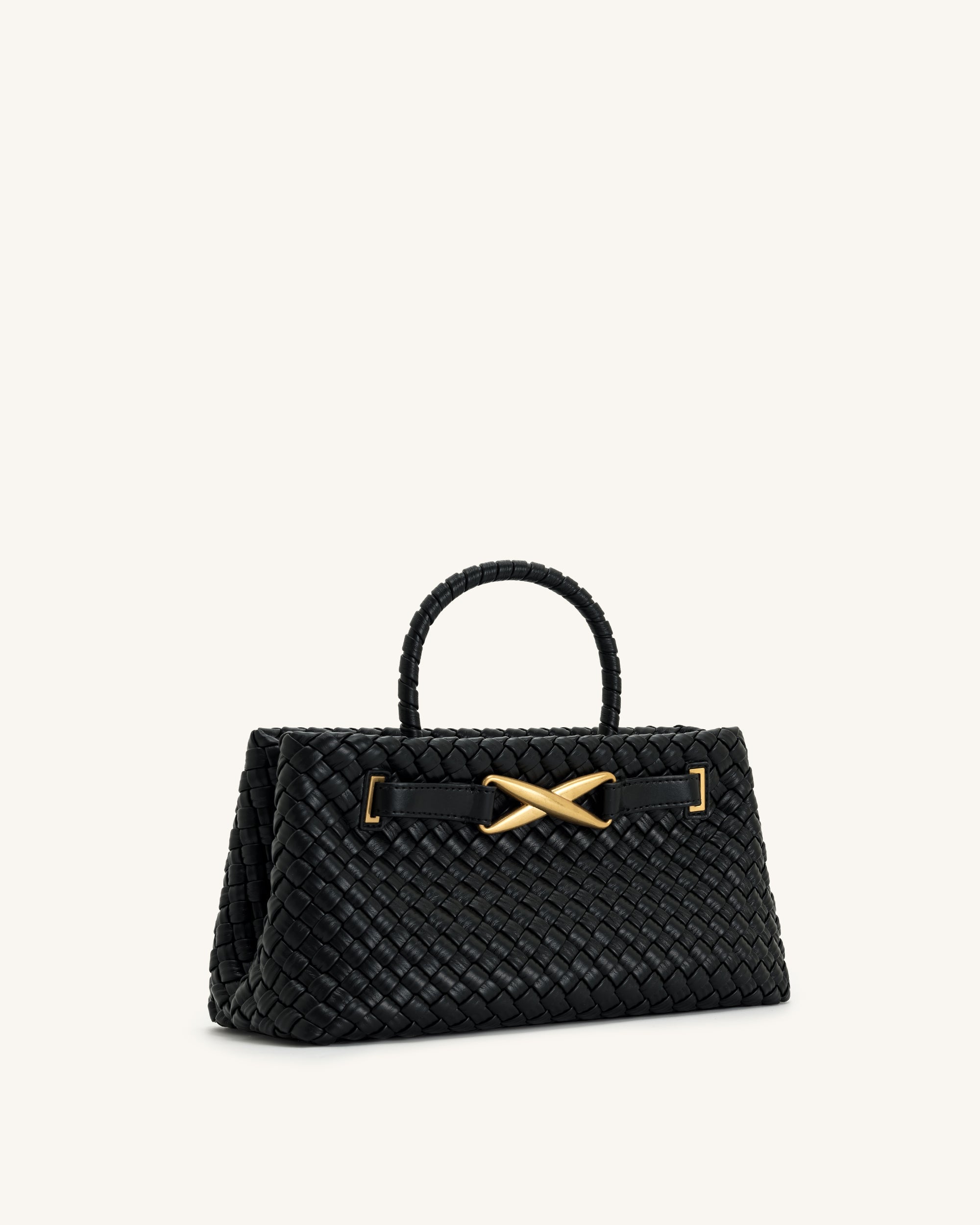 Jw Pei Elora Woven Tote Bag Black