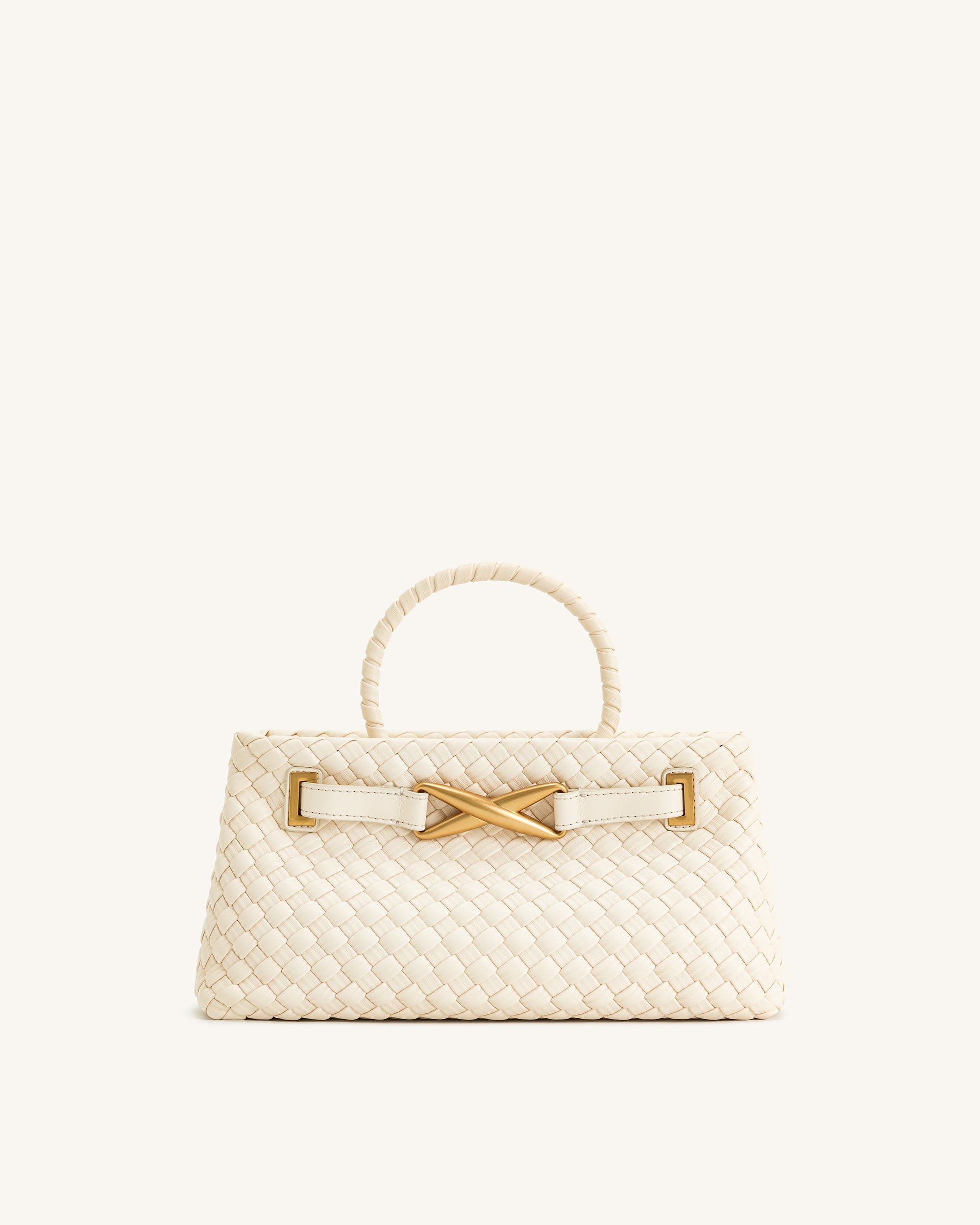 Jw Pei Elora Woven Tote Bag White