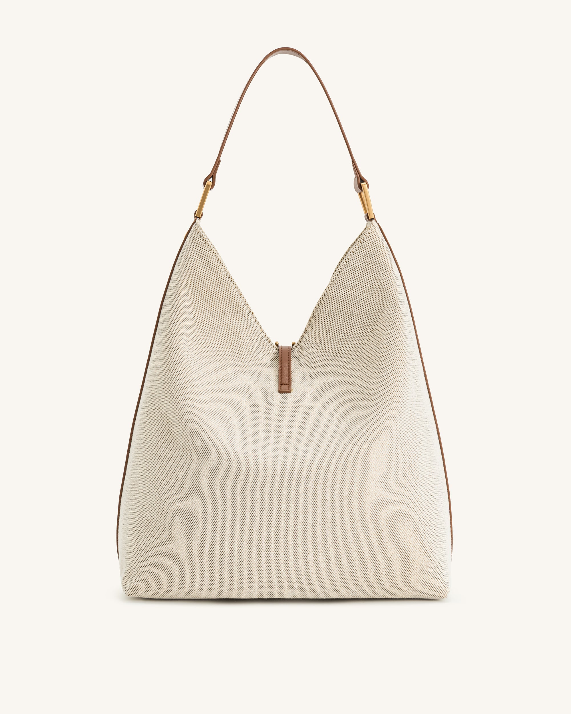 Jw Pei Aria Shoulder Bag Brown Canvas