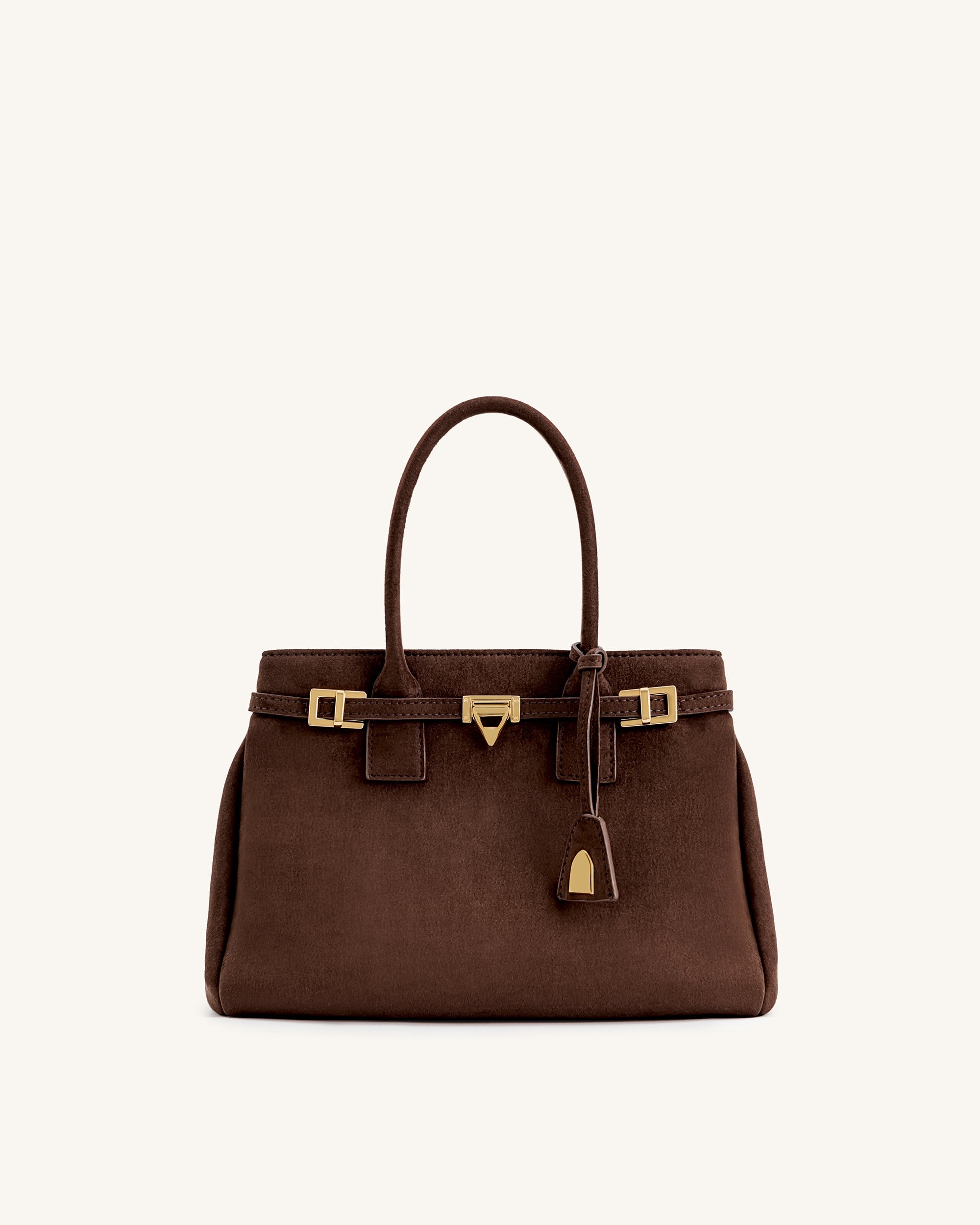 Jw Pei Miley Belt Embellished Tote Bag Brown