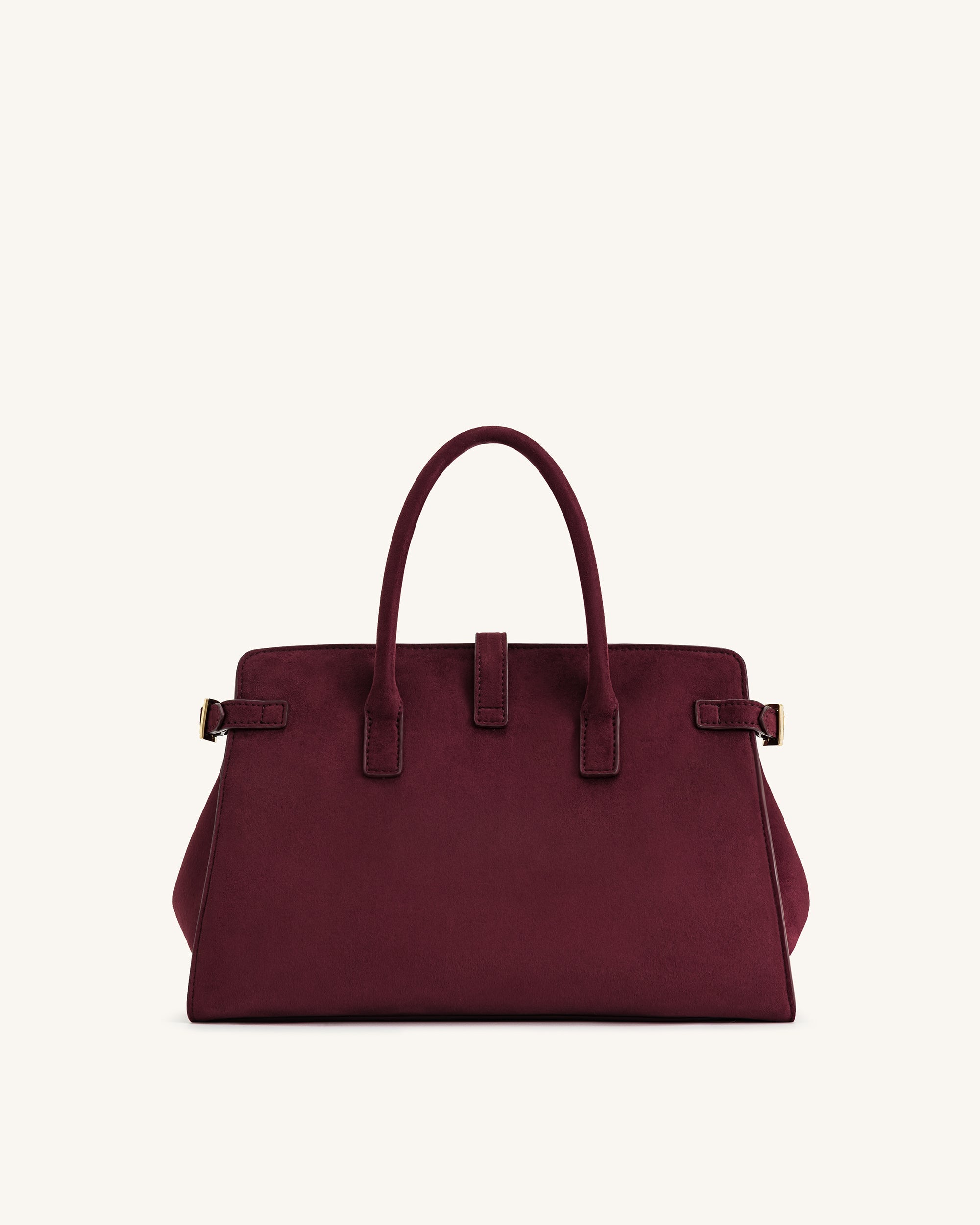 Jw Pei Saige Faux Suede Tote Bag Burgundy