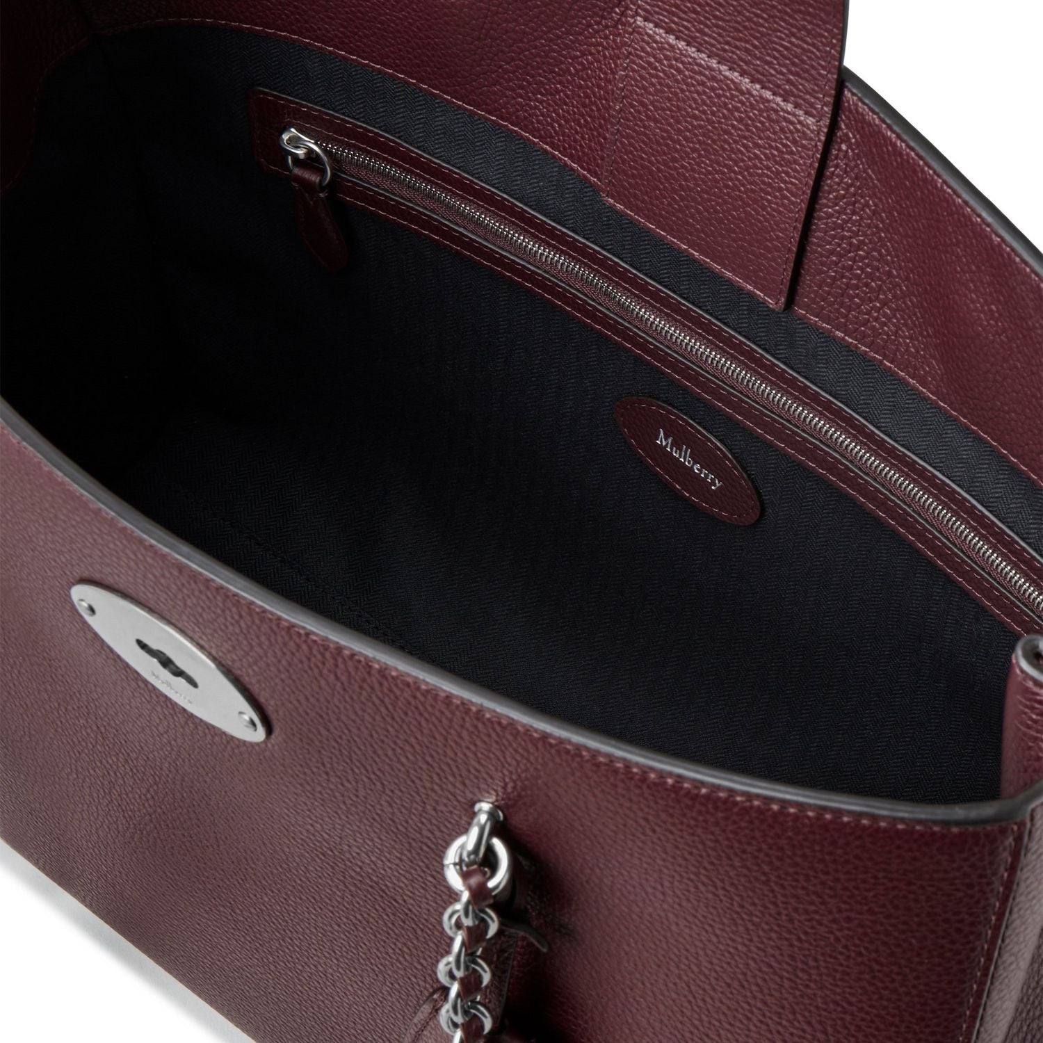 Mulberry Lily Chain Tote