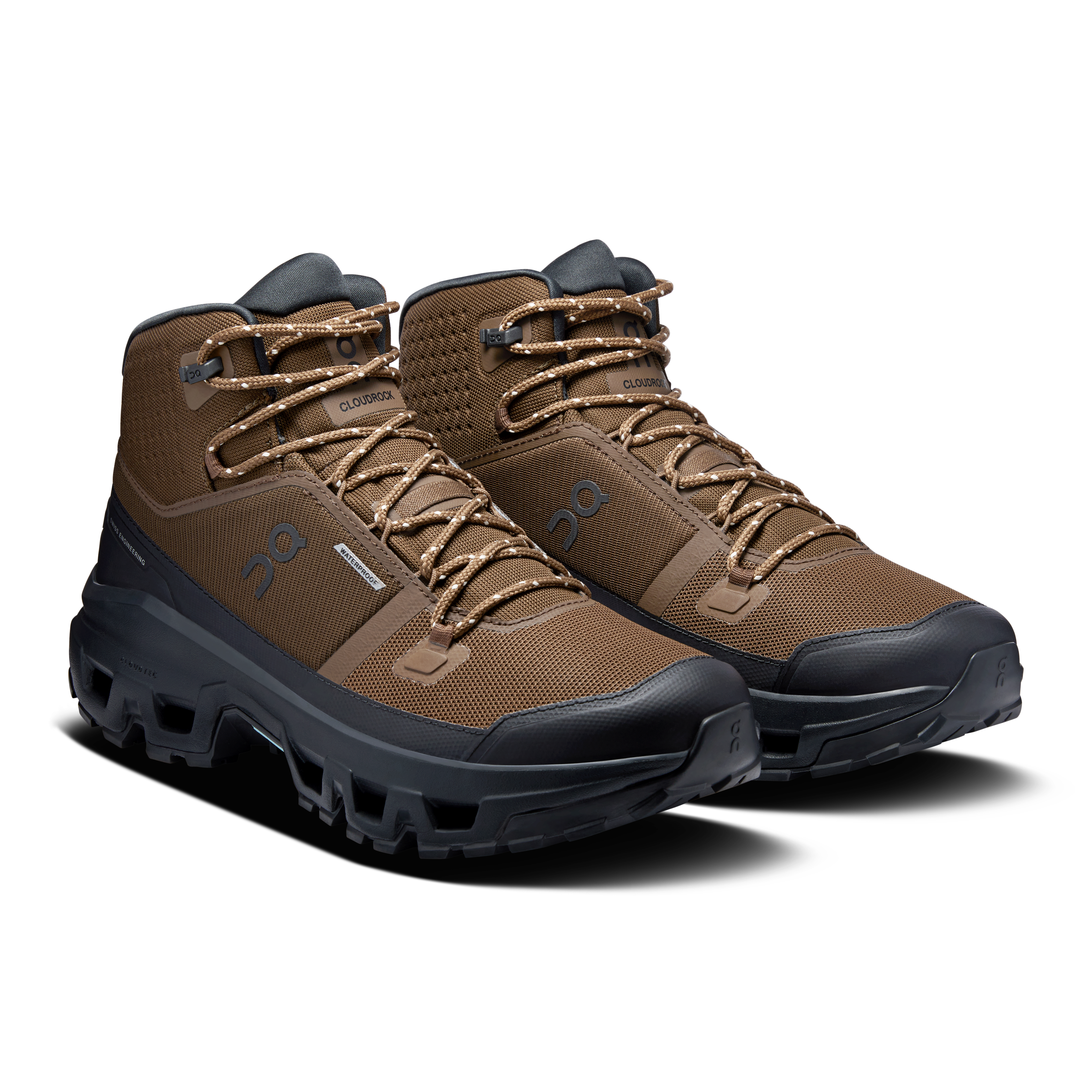 On Cloudrock Mid Waterproof Earth Black