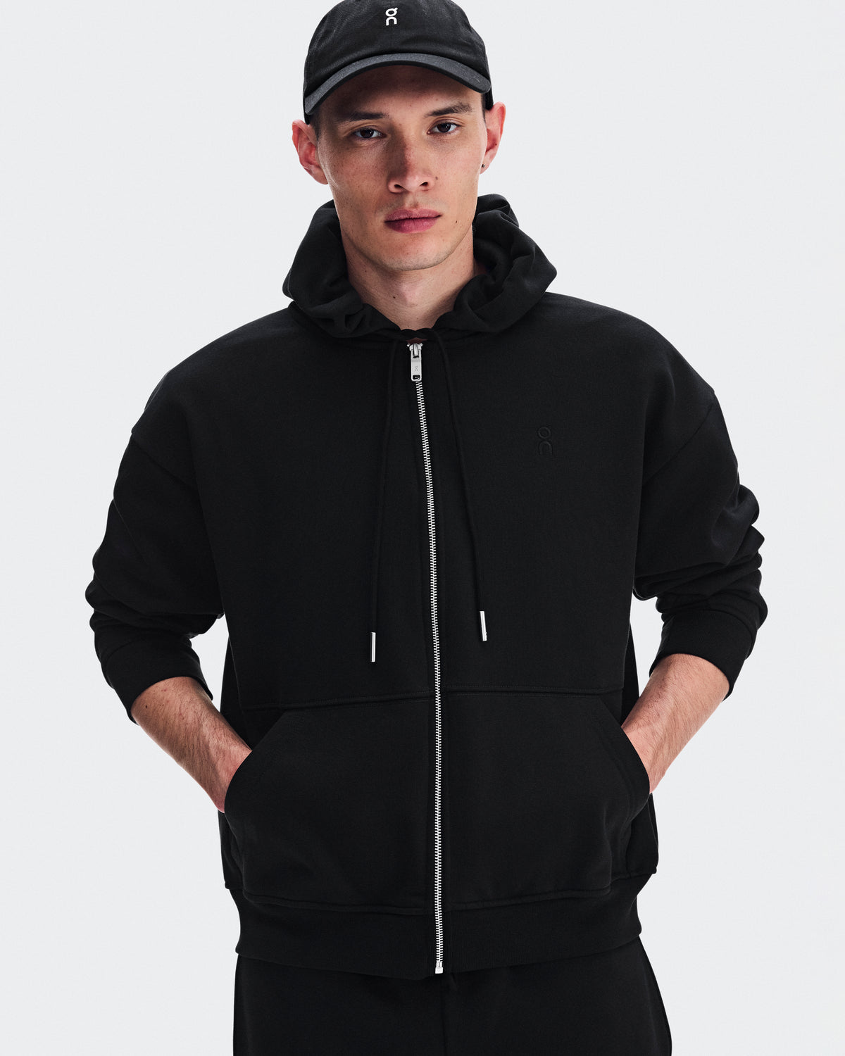 On Club Collective Full Zip Runner Black