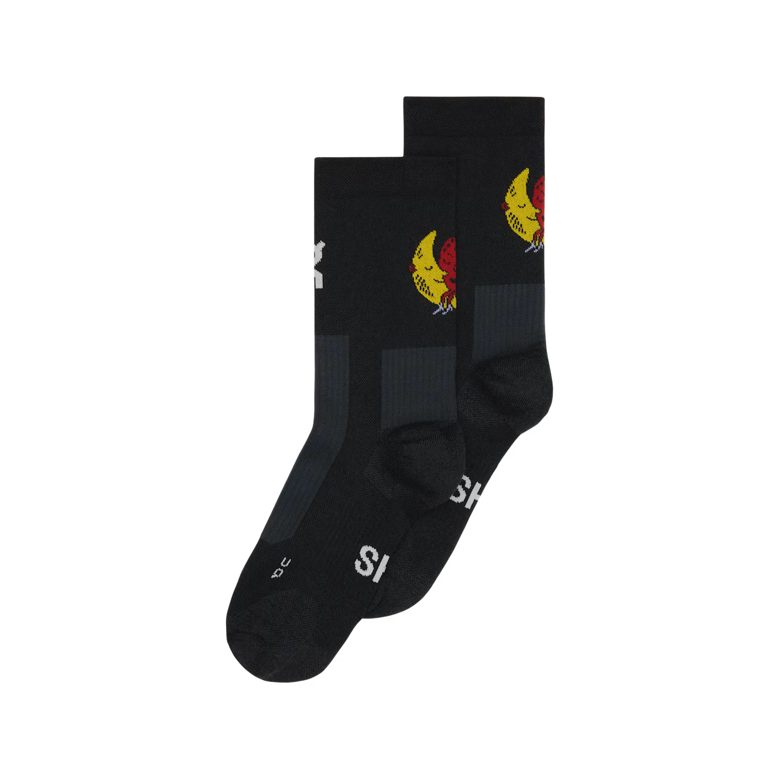 On Merino Sock Shf Black