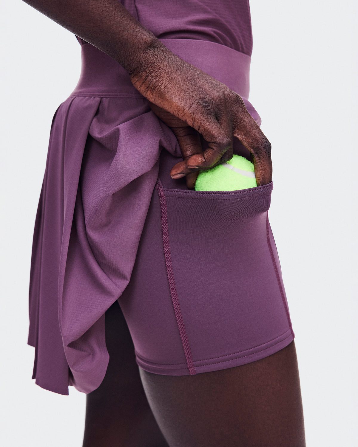 On Court Skirt Pleated Cassis (Women'S)