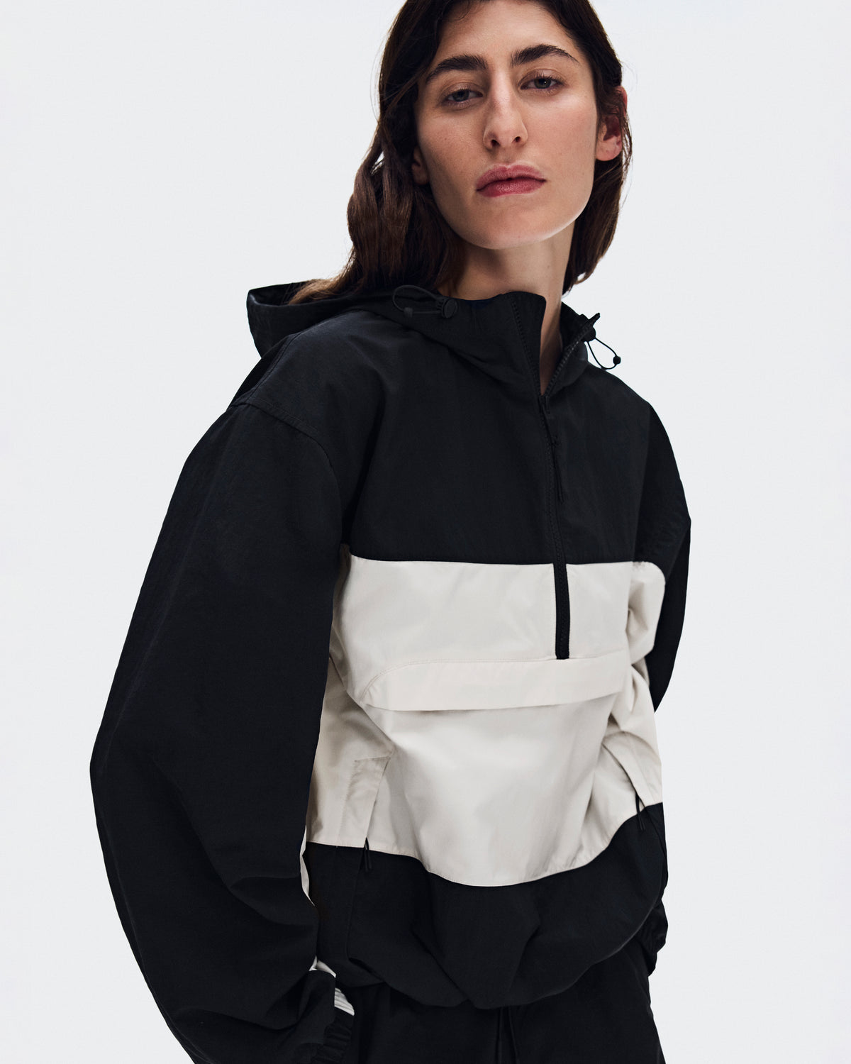On Half-Zip Anorak Black (Women'S)