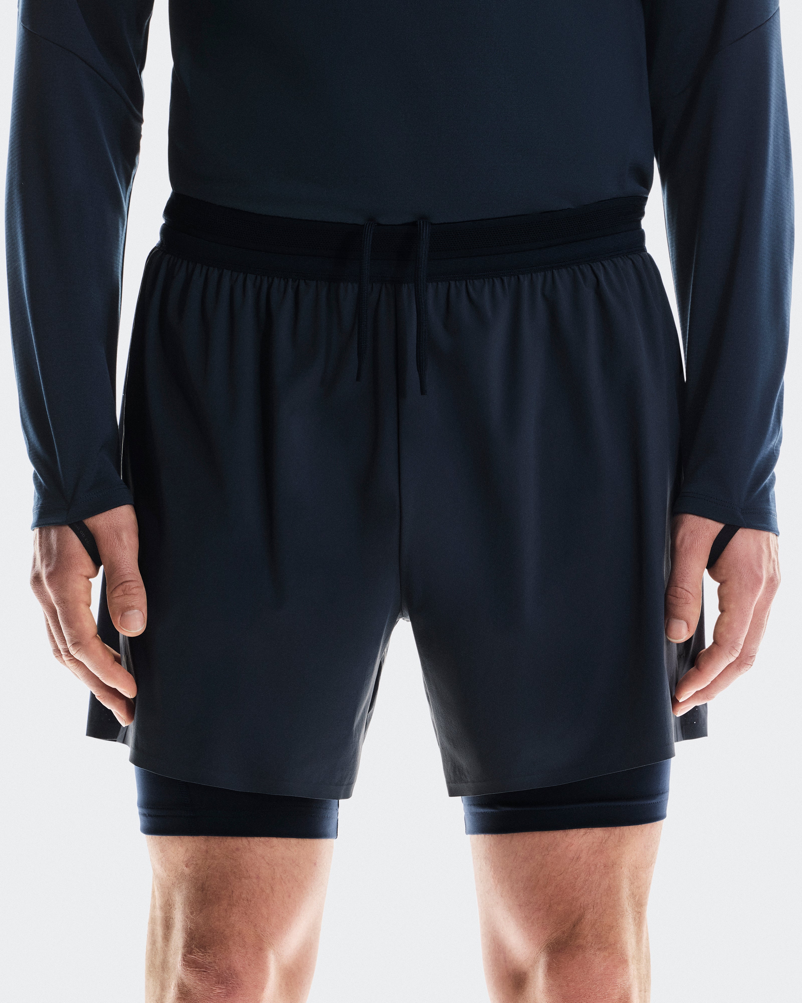 On 5" Performance 2/1 Shorts Navy | Navy
