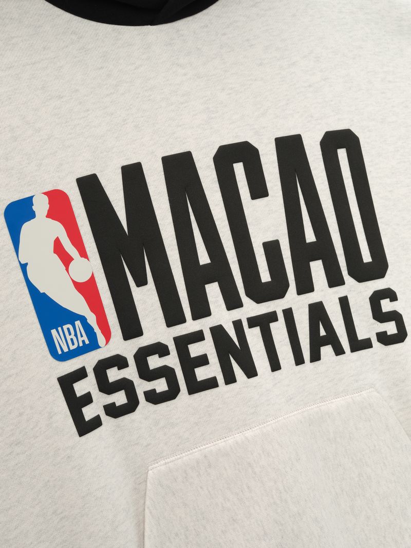 Essentials Nba Macao Sport Hoodie Light Heather/Black