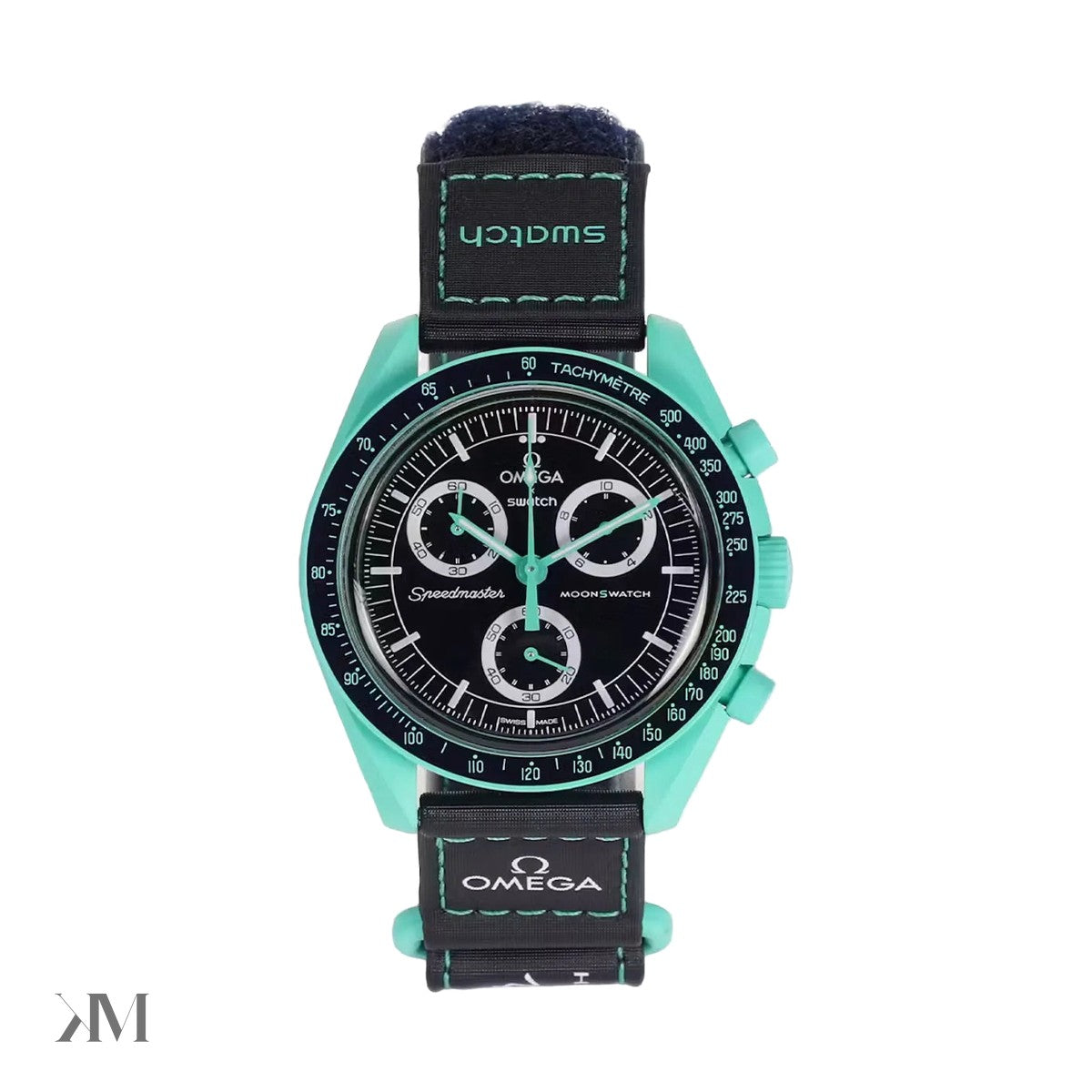 Swatch x Omega Bioceramic Moonswatch Mission On Earth Polar Lights