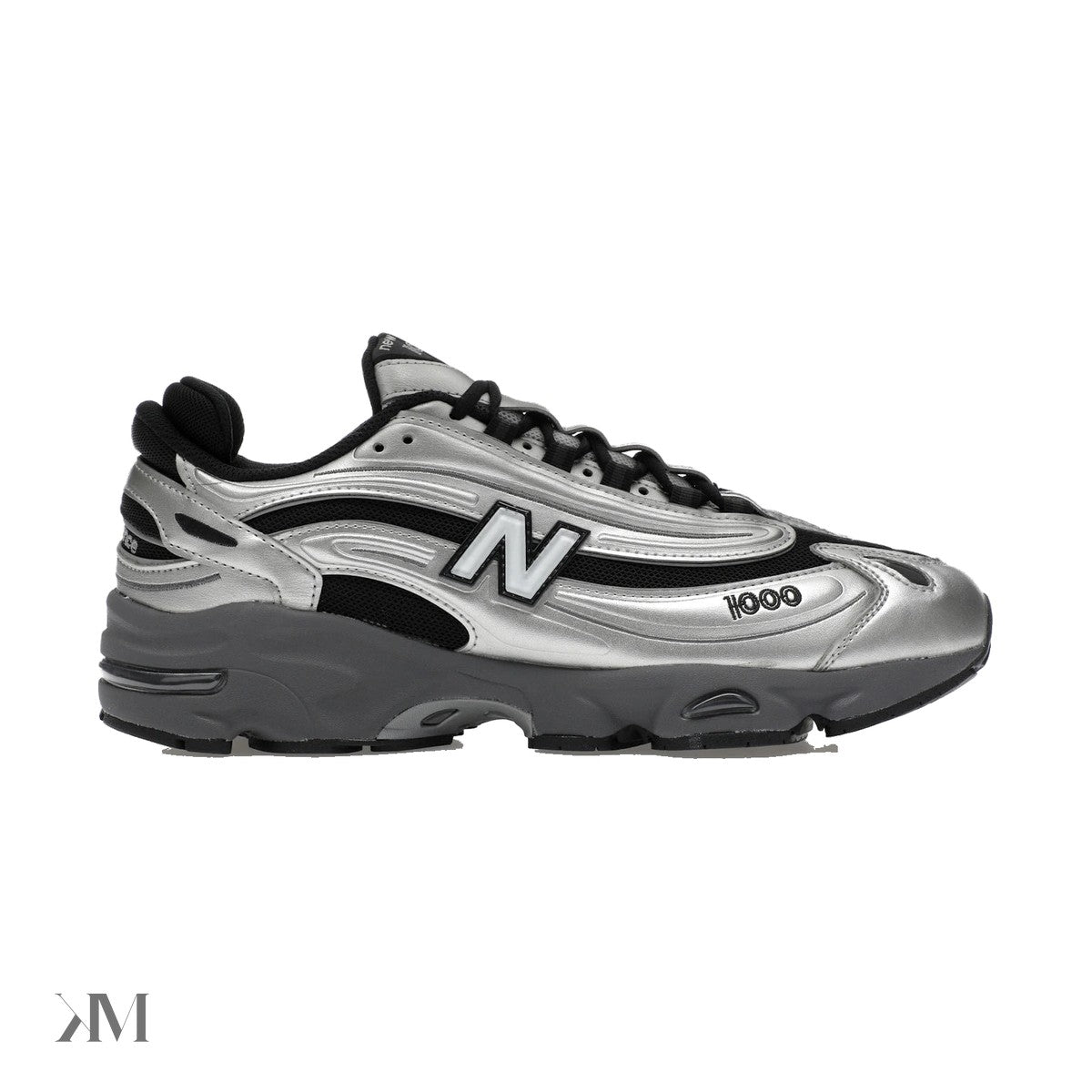 New Balance 1000 Black Silver Metallic