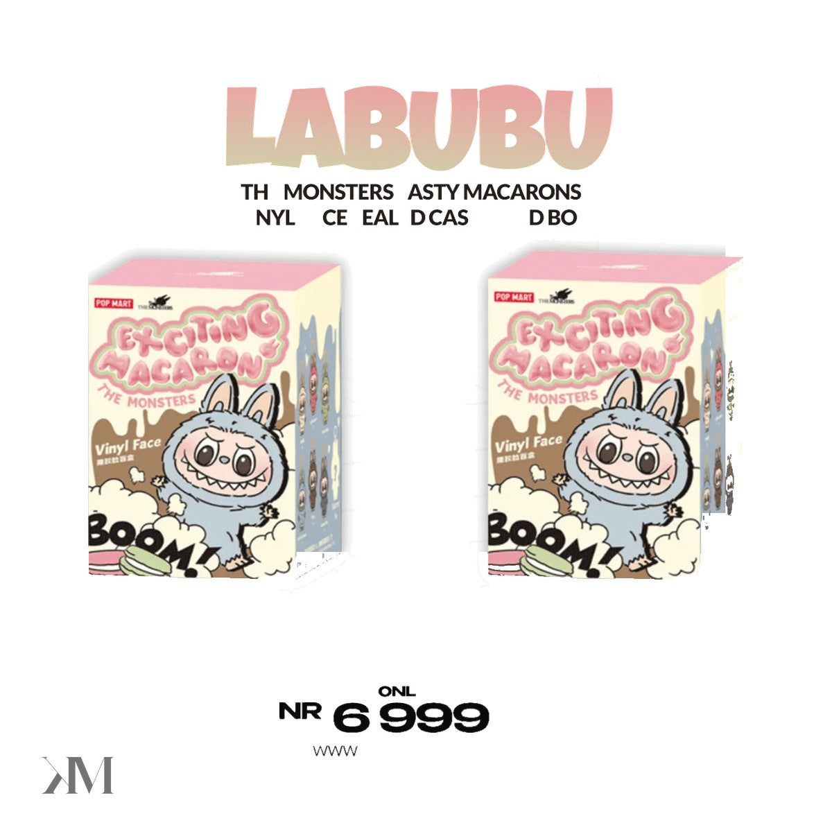 Buy 1 Get 1 Pop Mart Labubu The Monsters Tasty Macarons Vinyl Face Sealed Case Blind Box