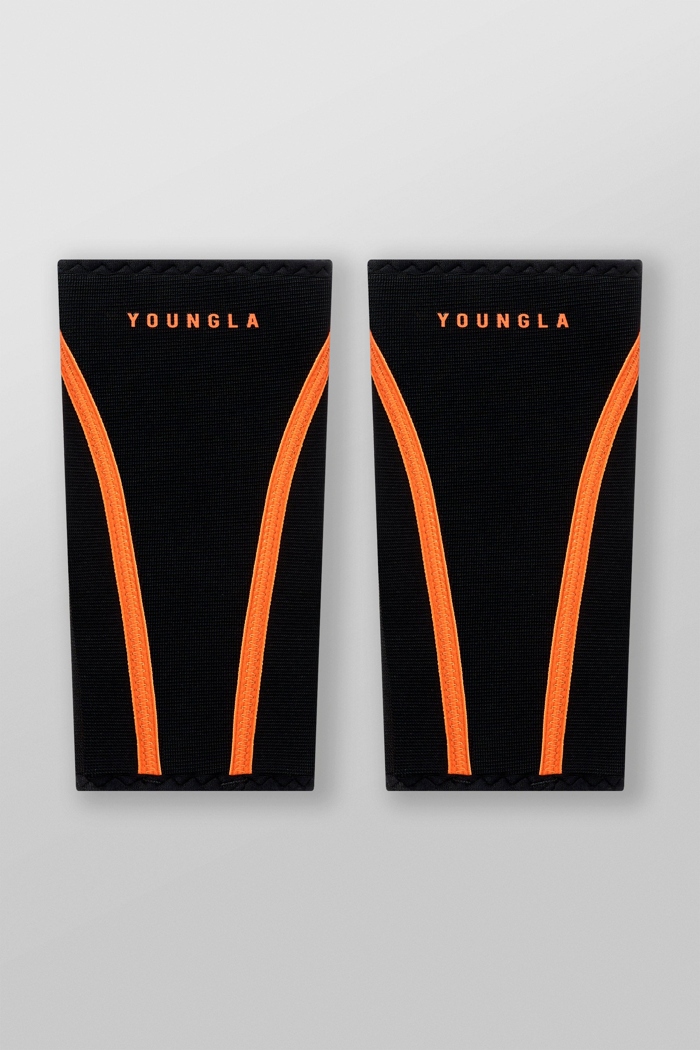 YoungLA 9035 - Knee Sleeves 2.0 Black/Orange