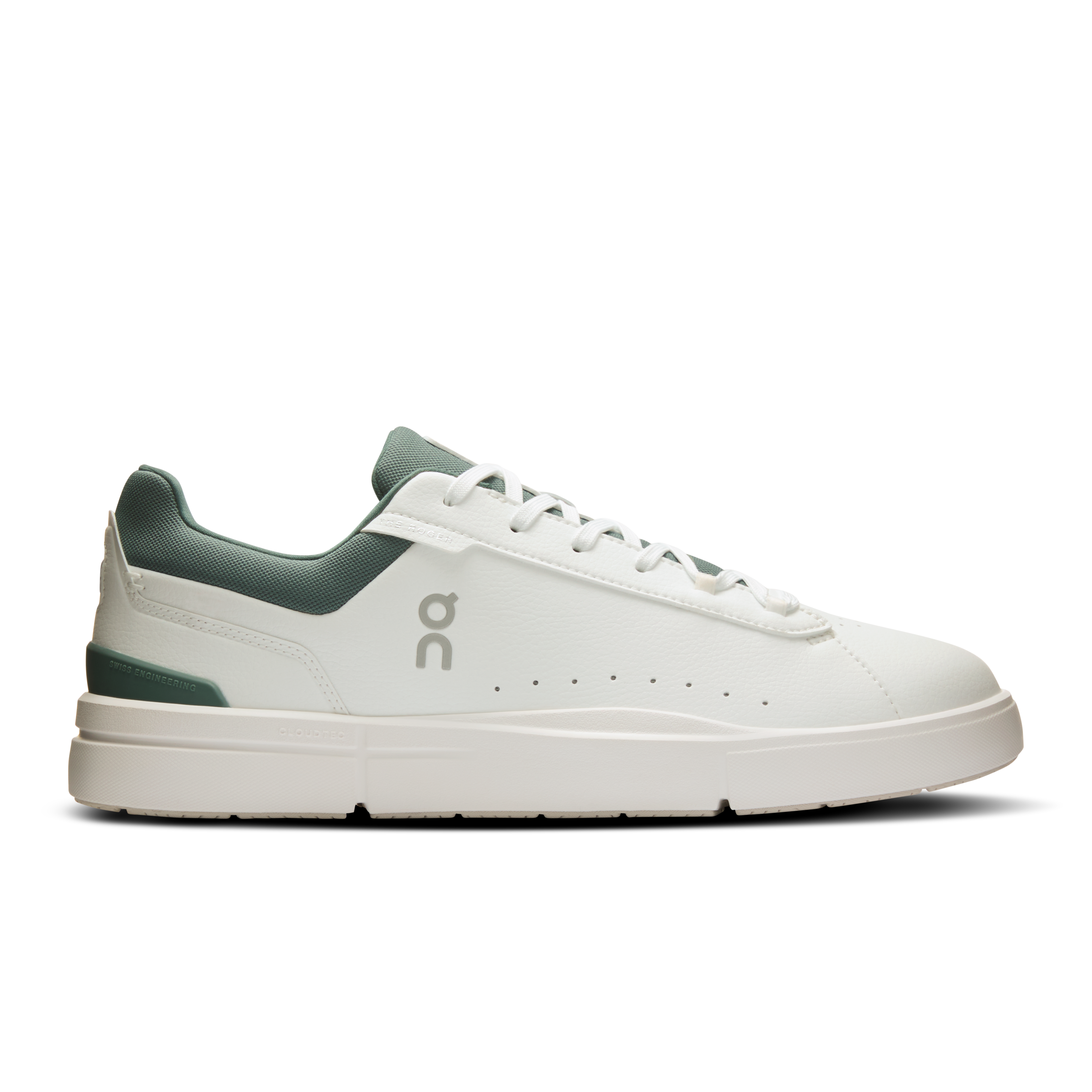 On Running The Roger Advantage White Olive