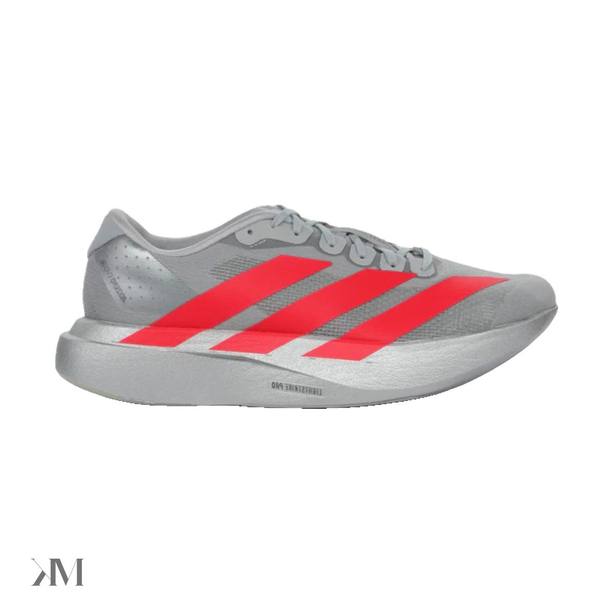adidas Adizero Evo SL Silver Metallic Lucid Red