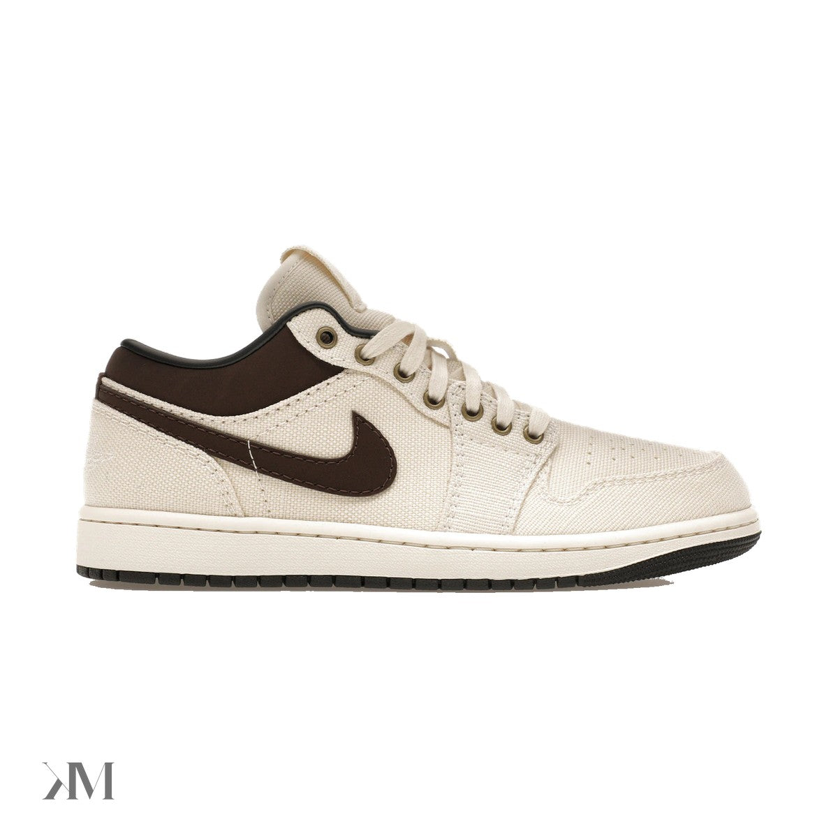 Jordan 1 Low Premium Pale Ivory Off Noir Baroque Brown