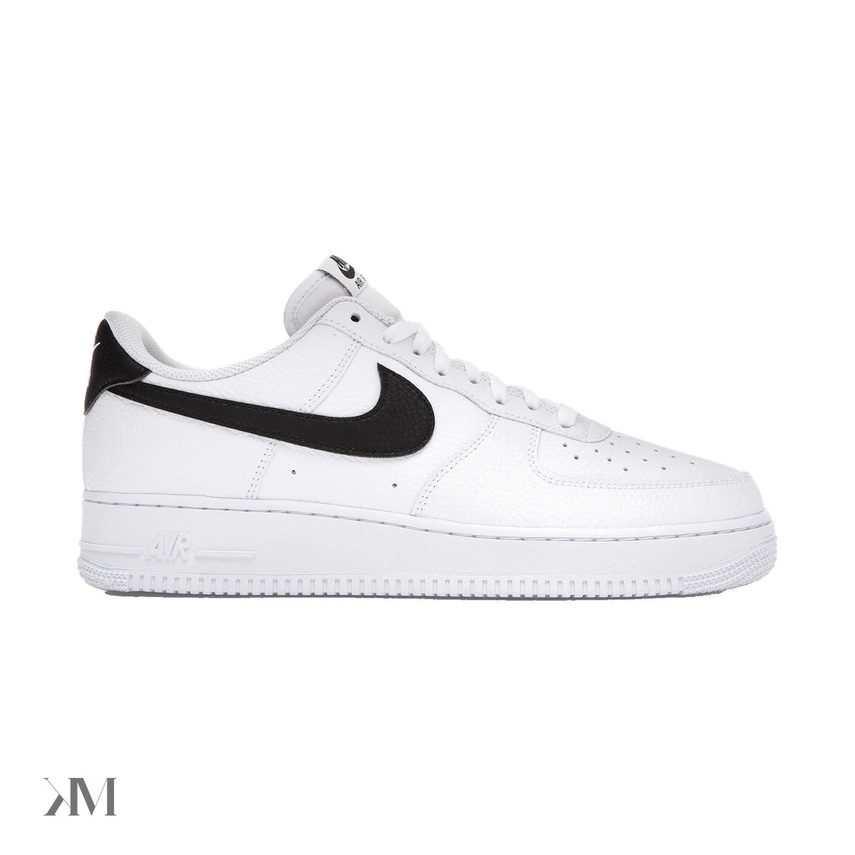 Nike Air Force 1 Low '07 White Black Pebbled Leather