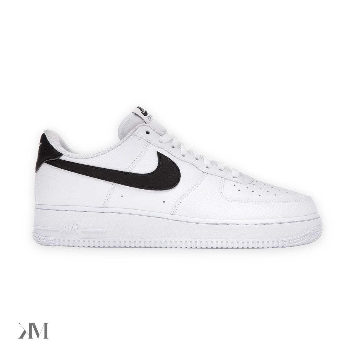 Nike Air Force 1 Low '07 White Black Pebbled Leather