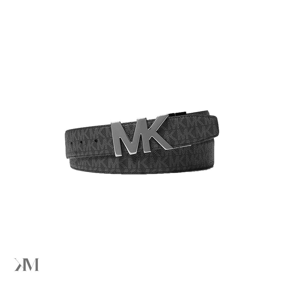 Reversible Signature Logo and Leather Belt Brown-Black Brown-Black