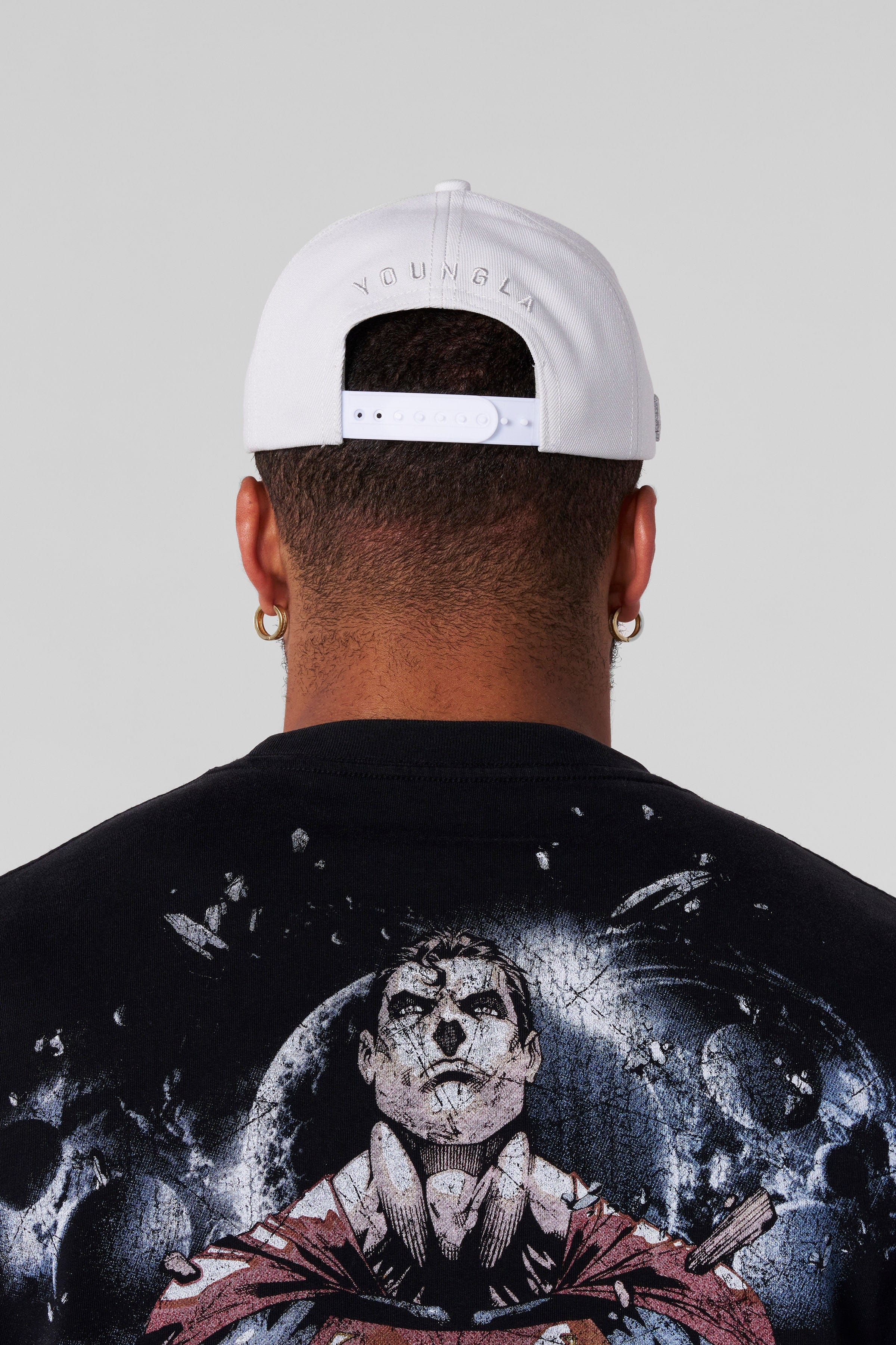 YoungLA 9092 - Superman Shield Hats Light Grey